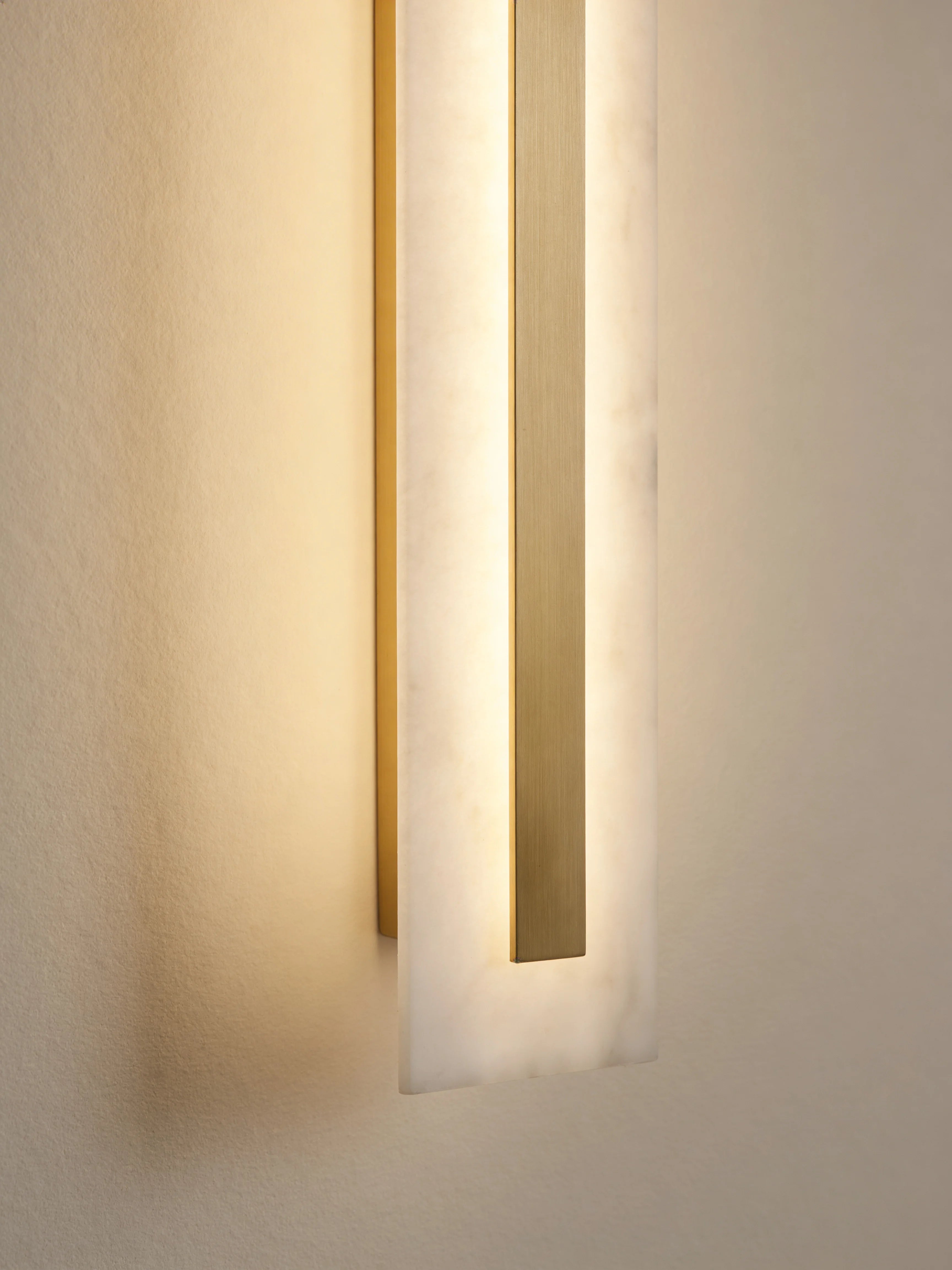 Italian Marble & Glass Wall Lamp for Modern Interiors