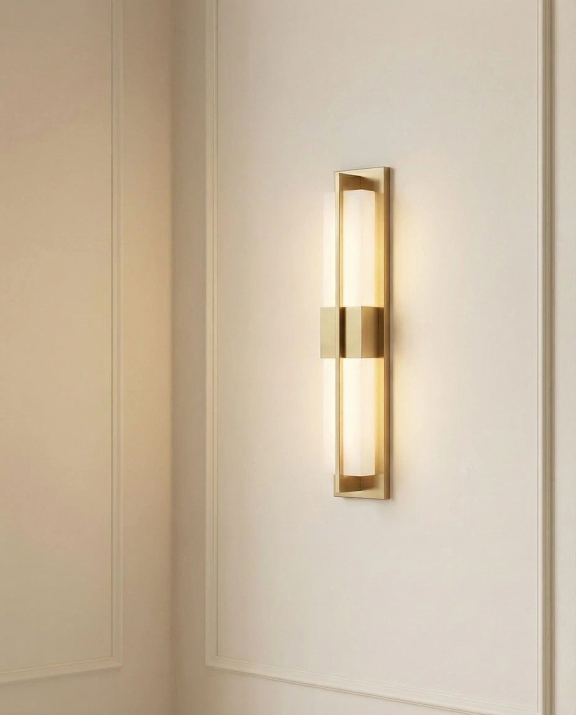 Jing Modern Chinese Gold Wall Lamp