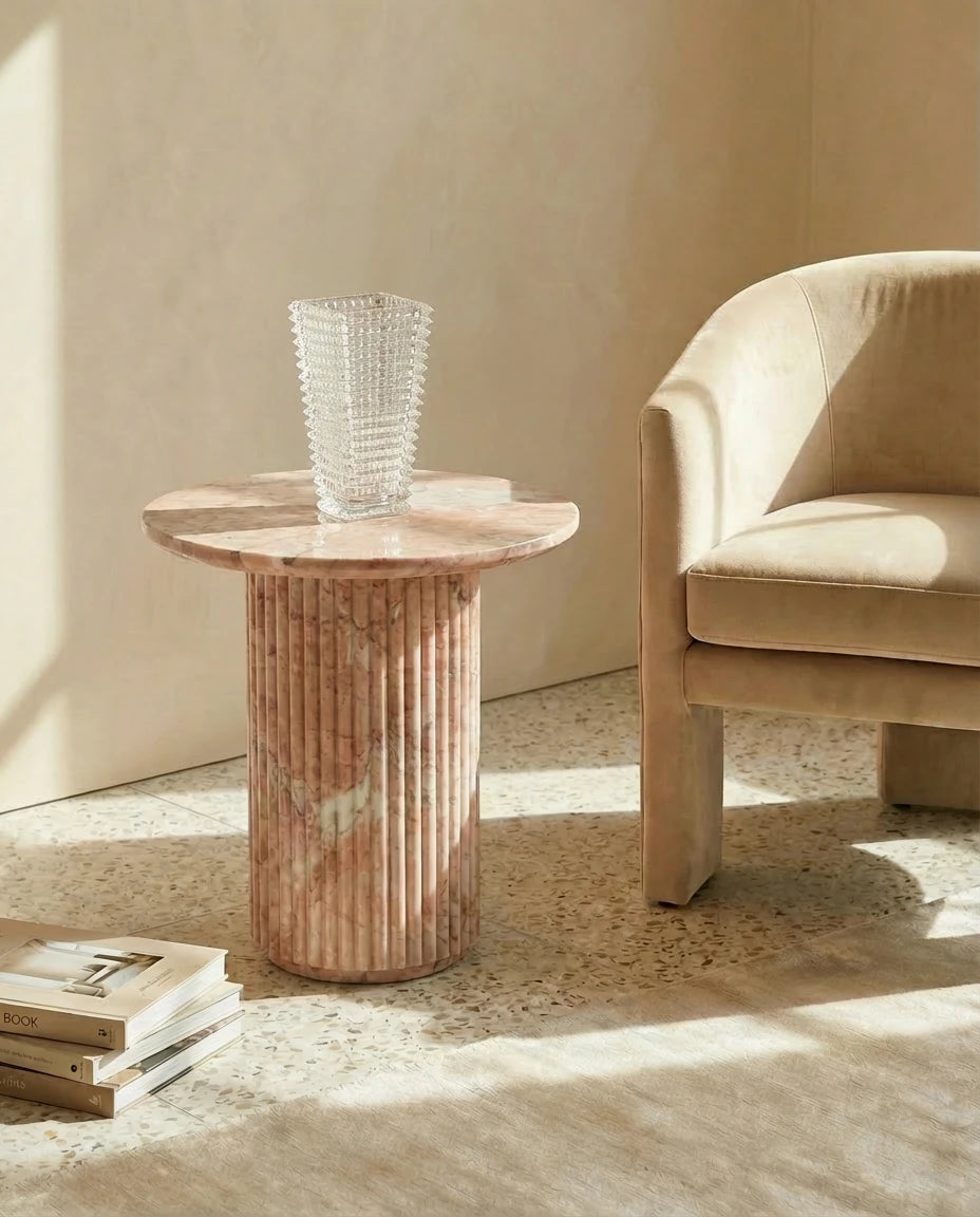 Kara Edge Geometric Crystal Glass Vase