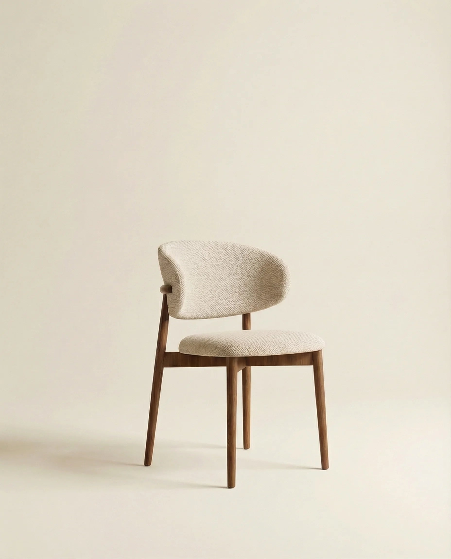 Katrin Scandinavian Beige Dining Chair