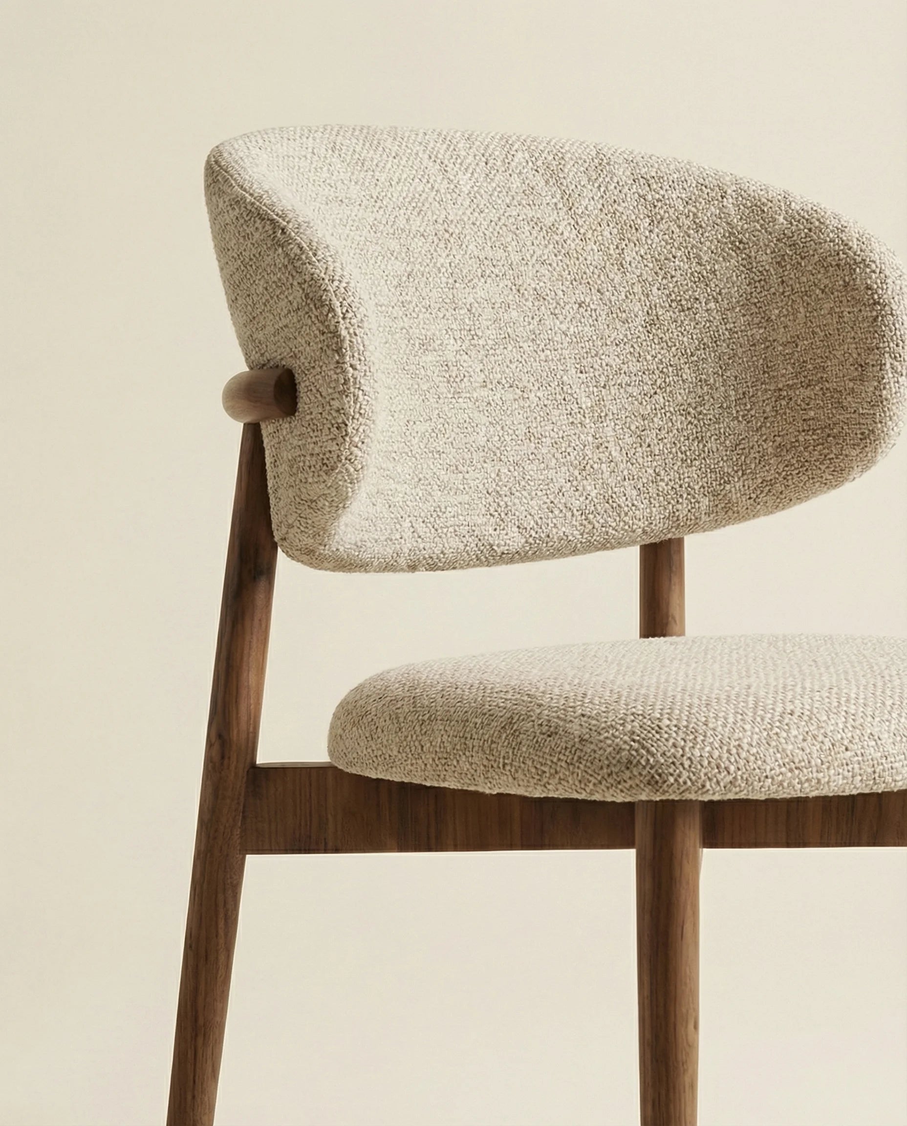 Katrin Scandinavian Beige Dining Chair