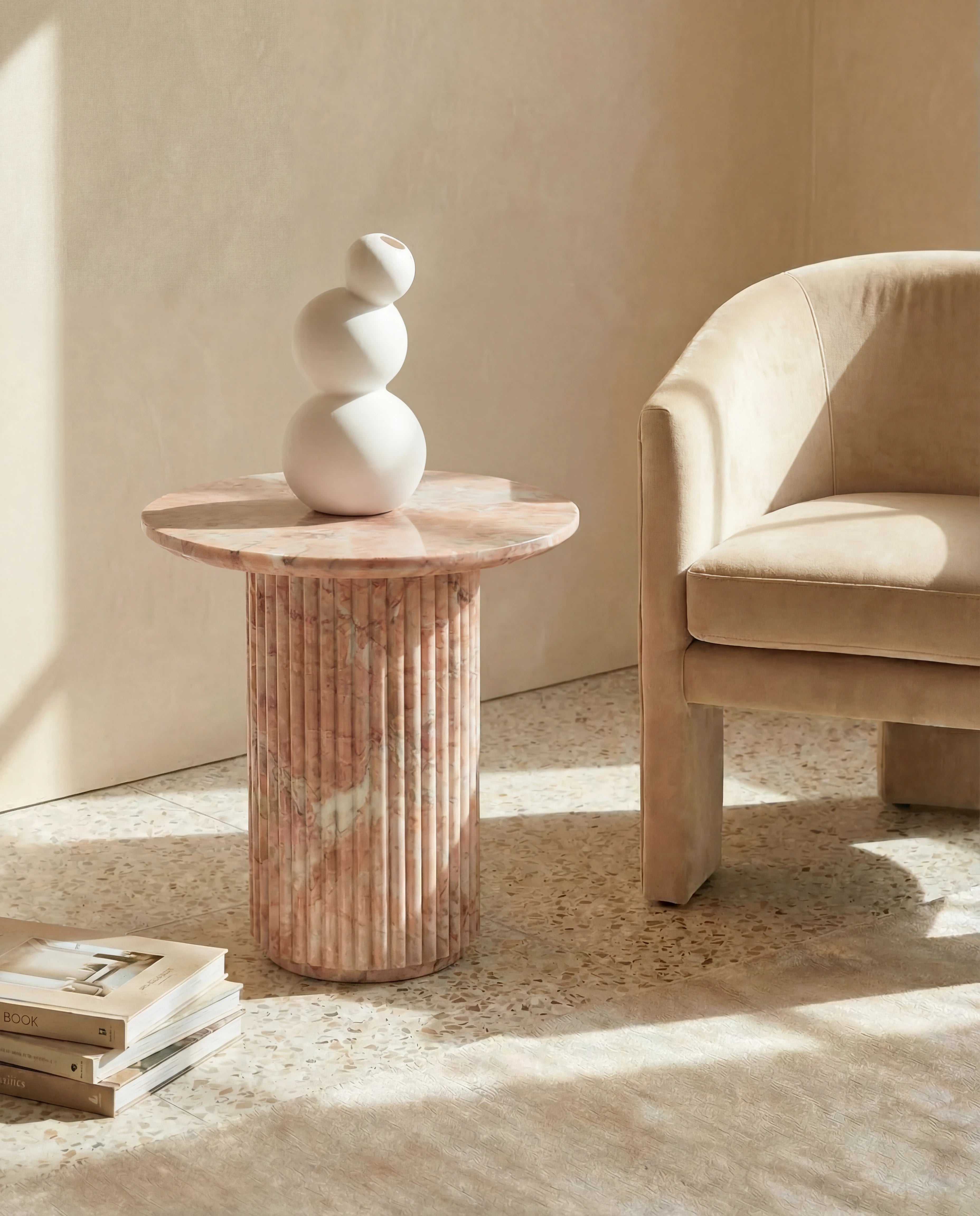 Kloe Tri Bubble Bud Ceramic Vase