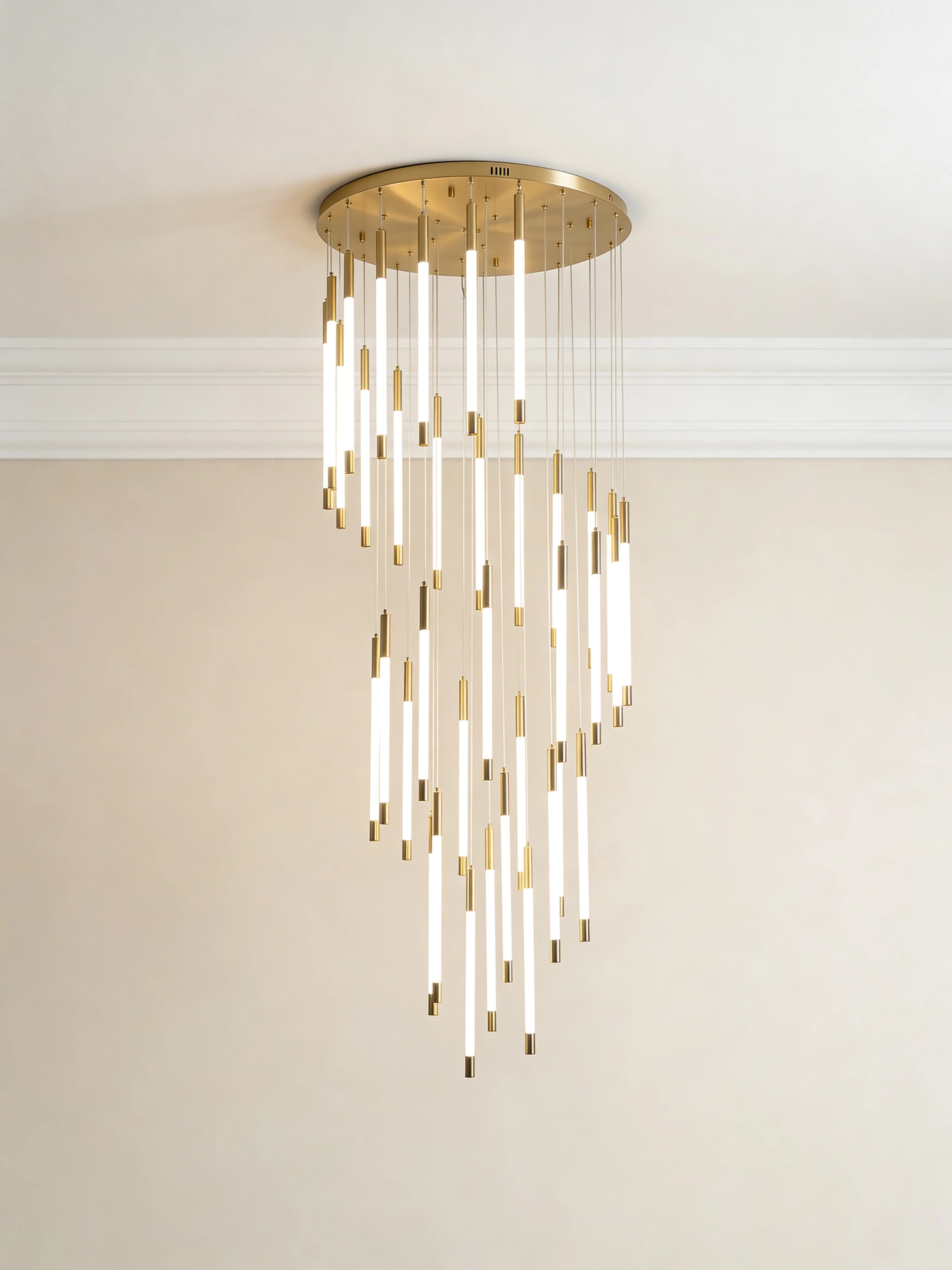 Lencia Luxury High Hanging Ceiling Light for Entryway