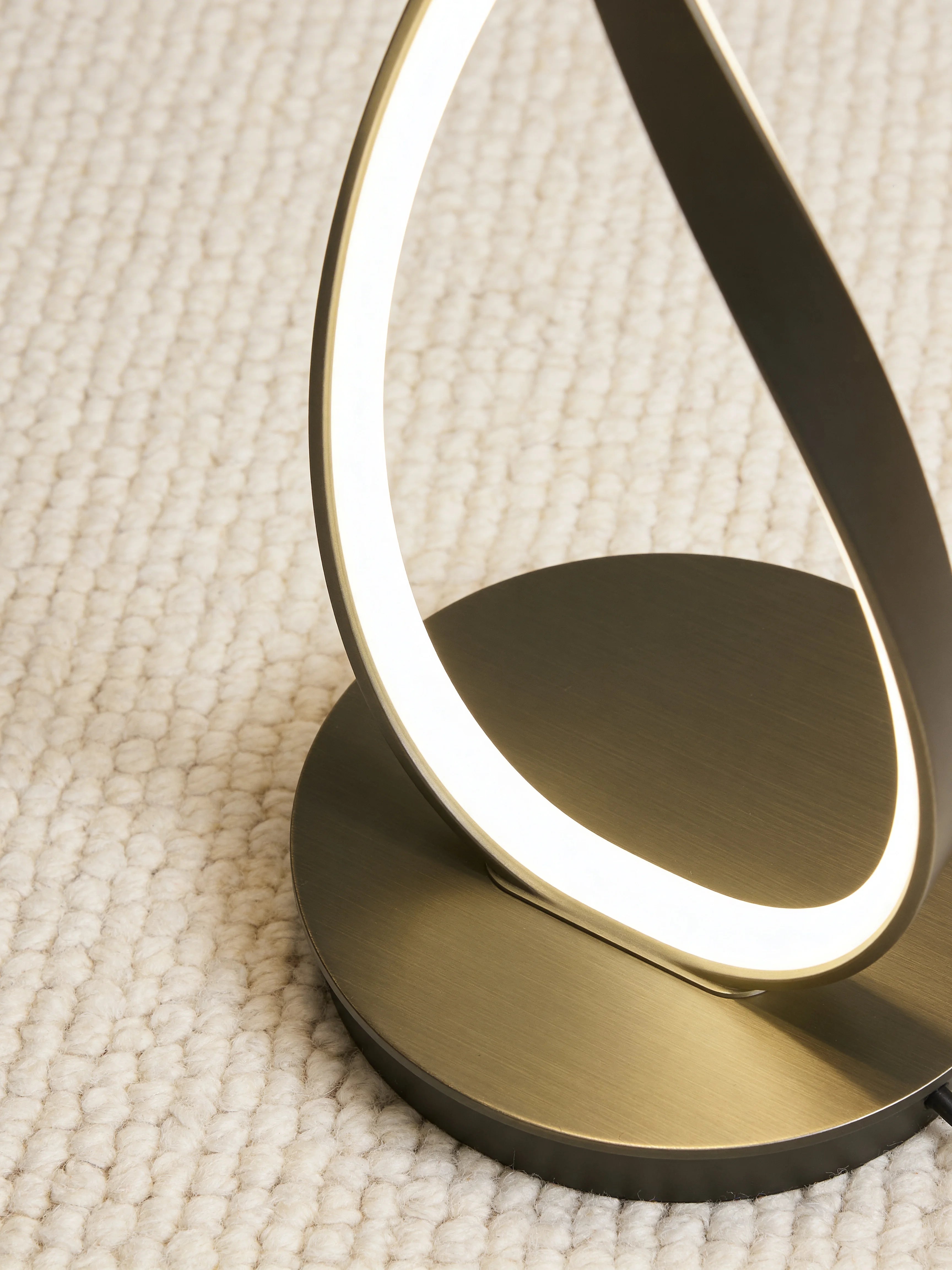 Luca Black Spiral Aesthetic Floor Lamp