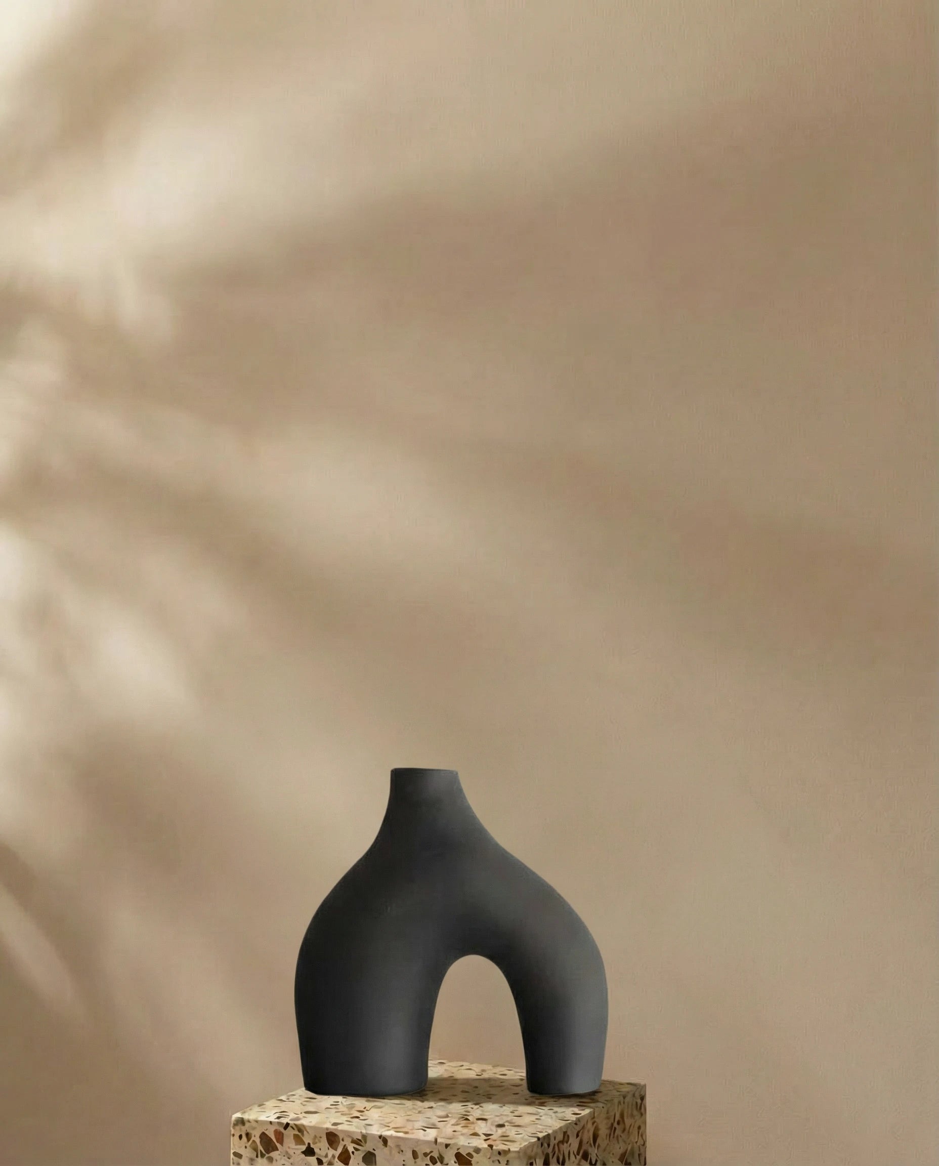 Lumo Nordic Twin-Leg Ceramic Vase