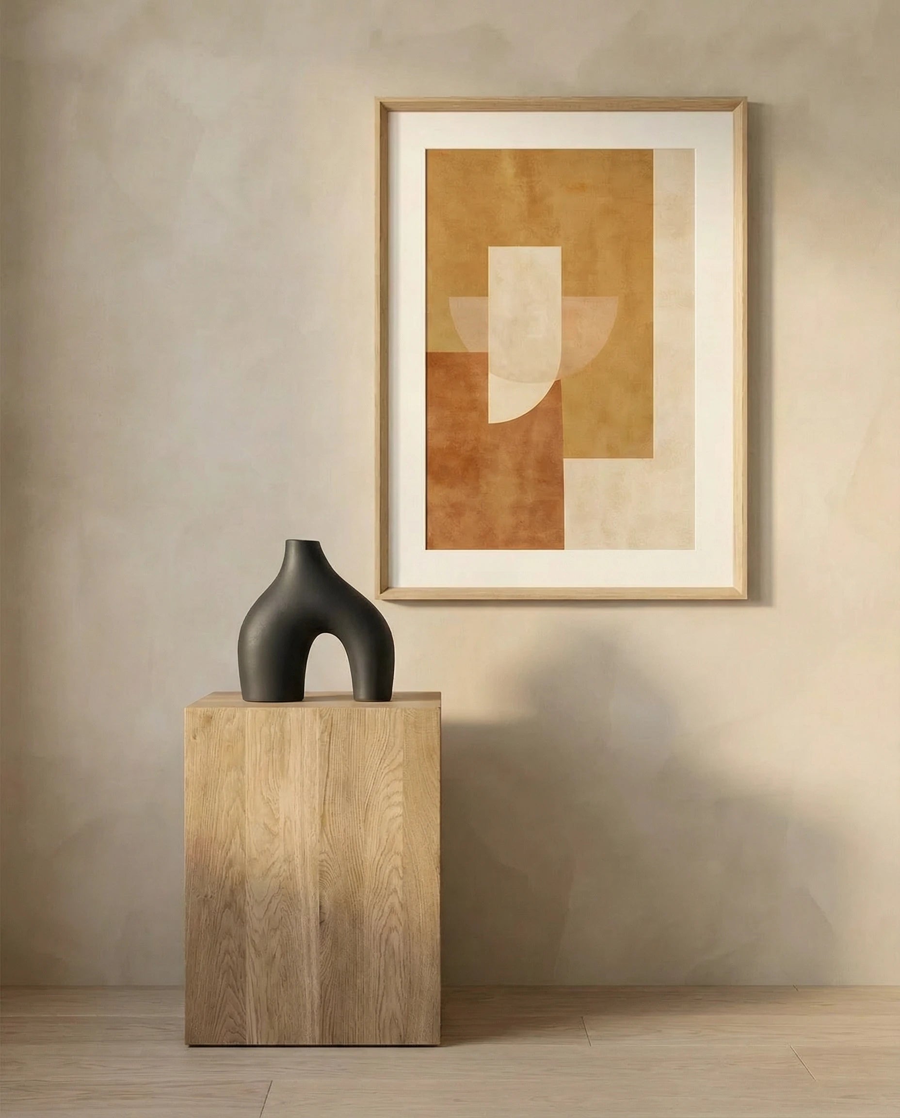 Lumo Nordic Twin-Leg Ceramic Vase