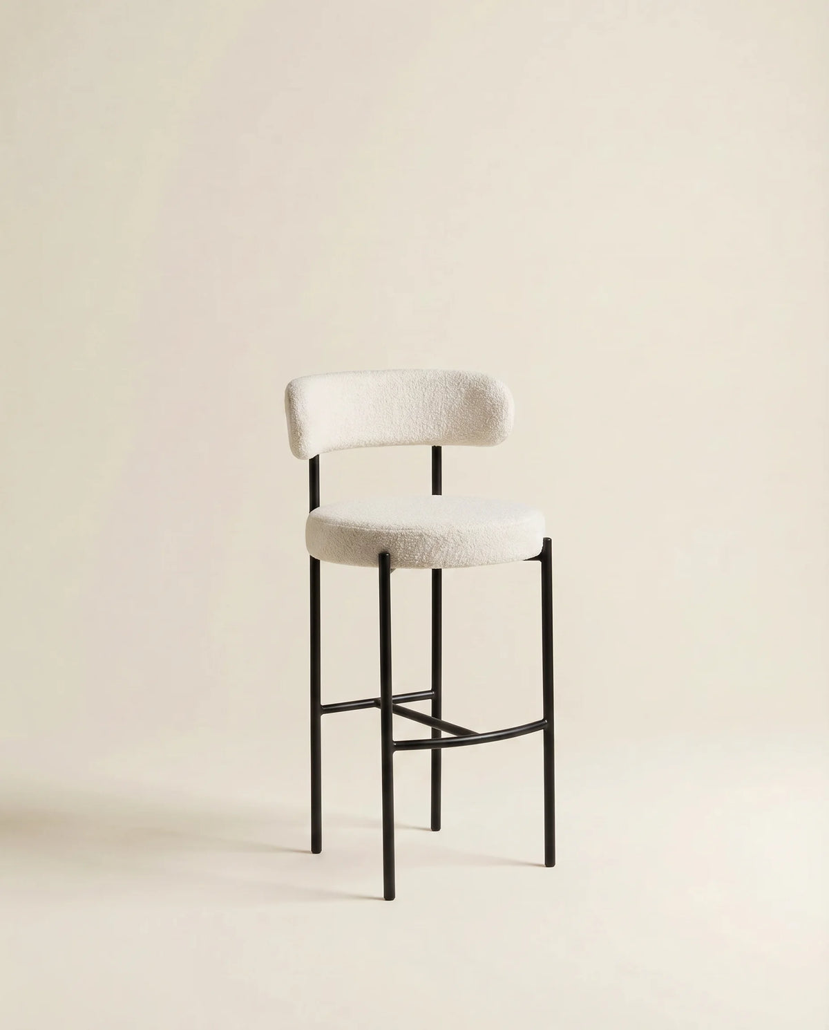 Mabel bouclé bar stool