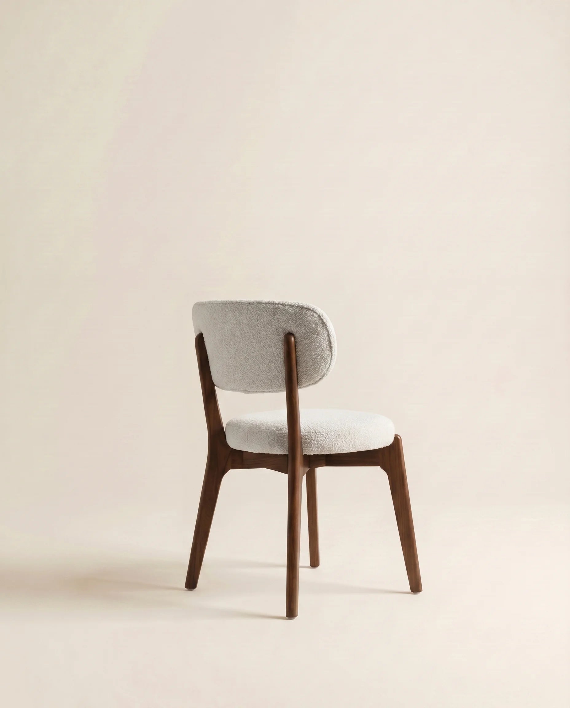 Marlowe Off-White Wooden Dining Chair