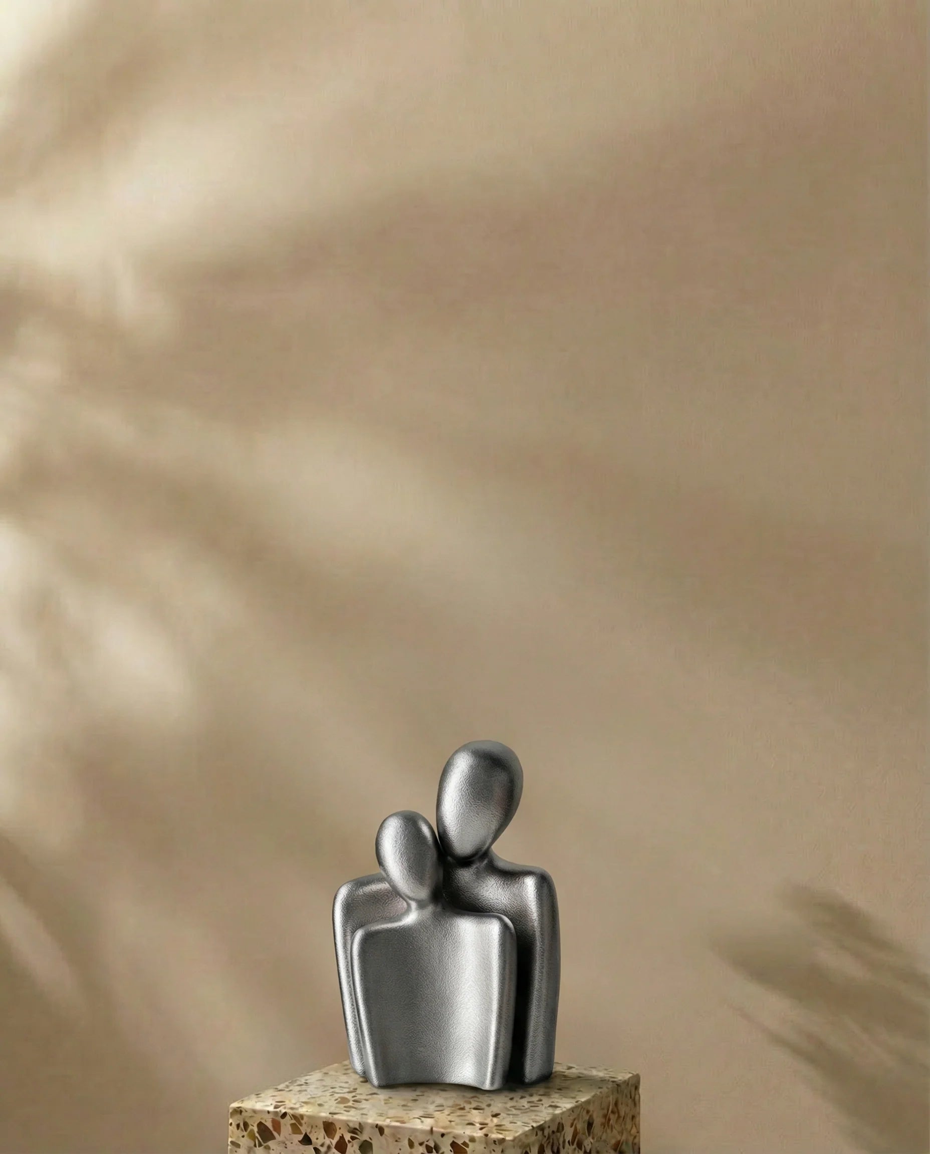 Mi Amor silver couple sculpture figurine