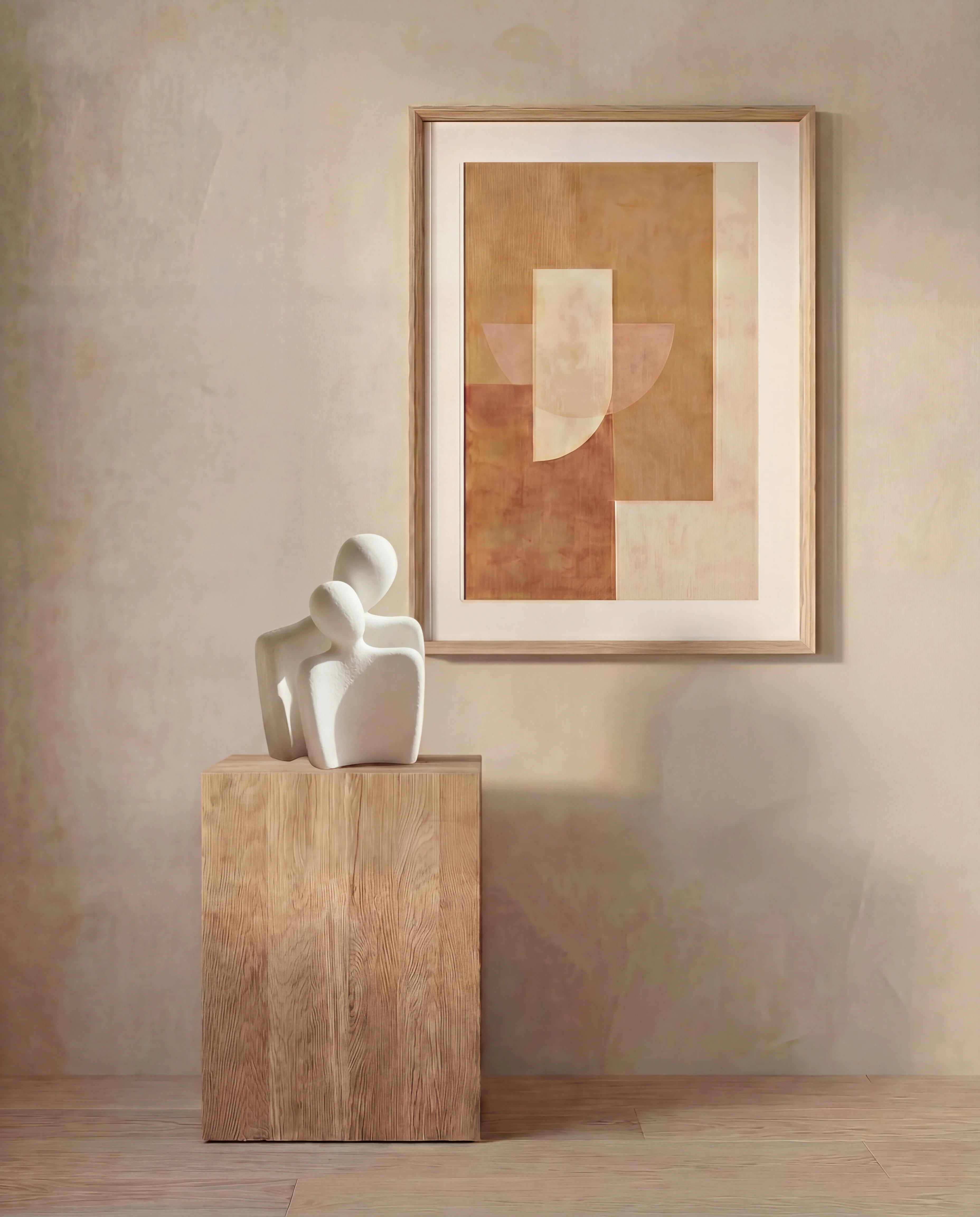 Mi Amor White Couple Sculpture Figurine Decor