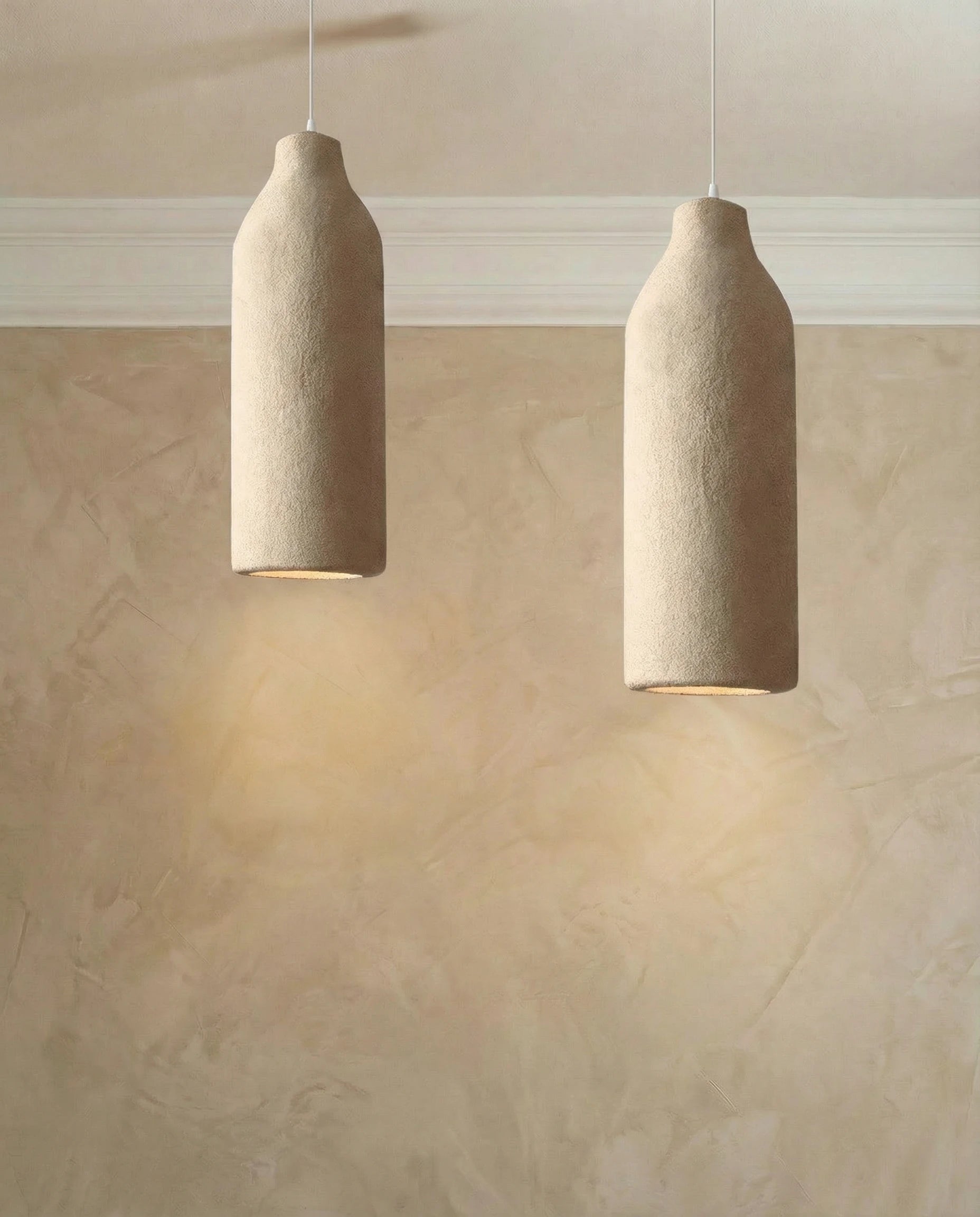 Miyuki Bottle Style Textured Ceiling Light