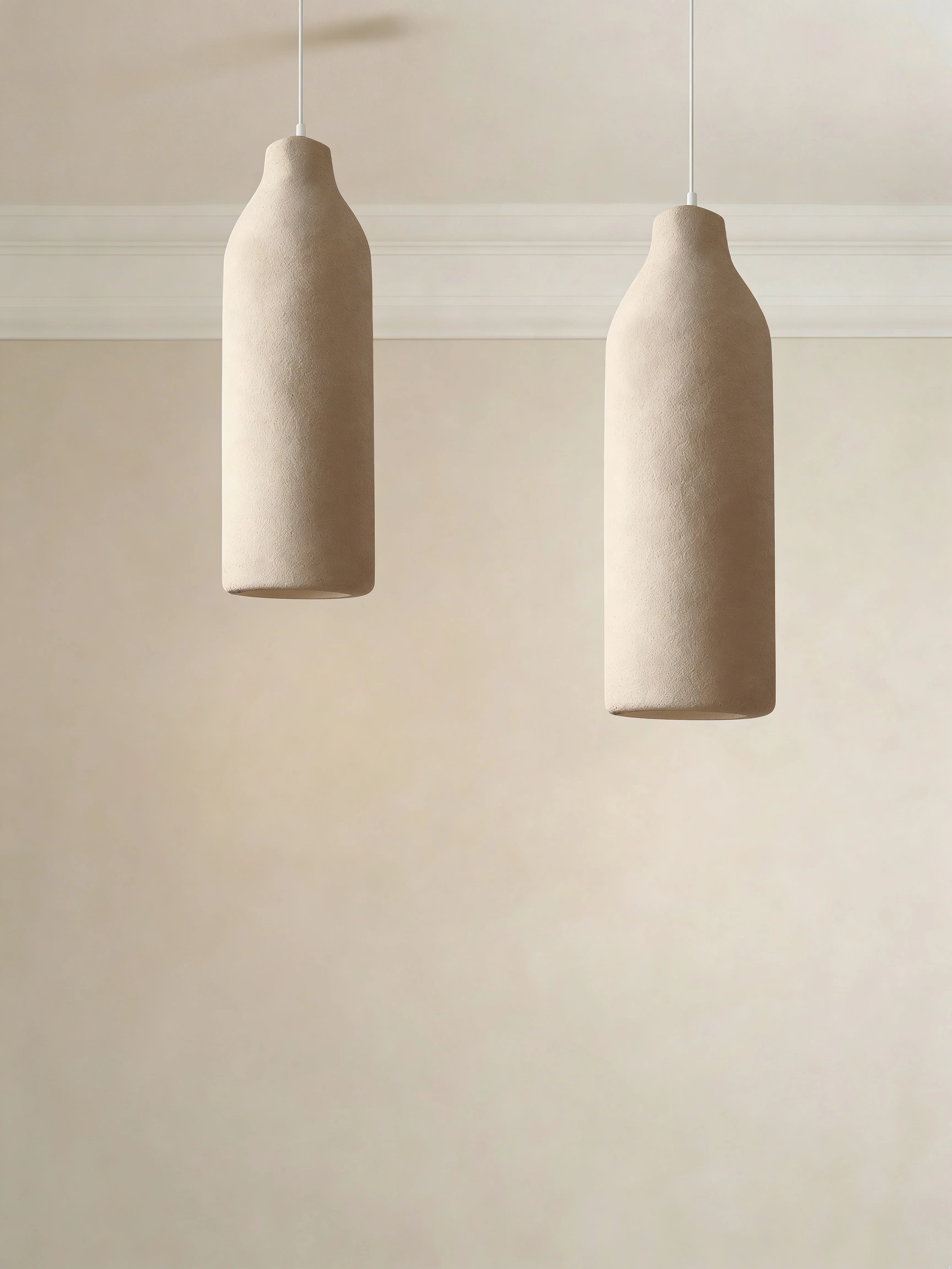 Miyuki Bottle Style Textured Ceiling Light