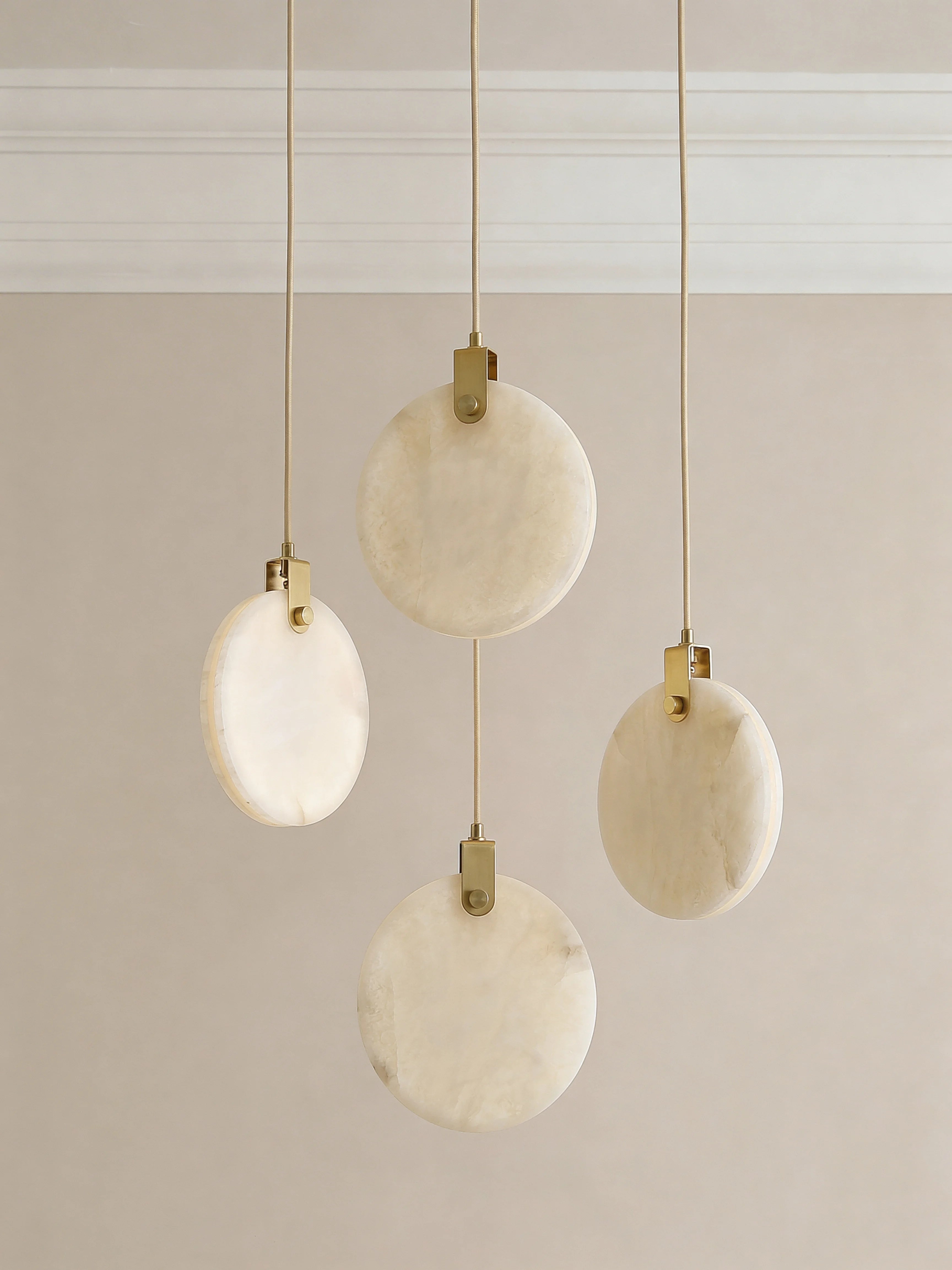 Modern Disc LED Hanging Light for Dining Table