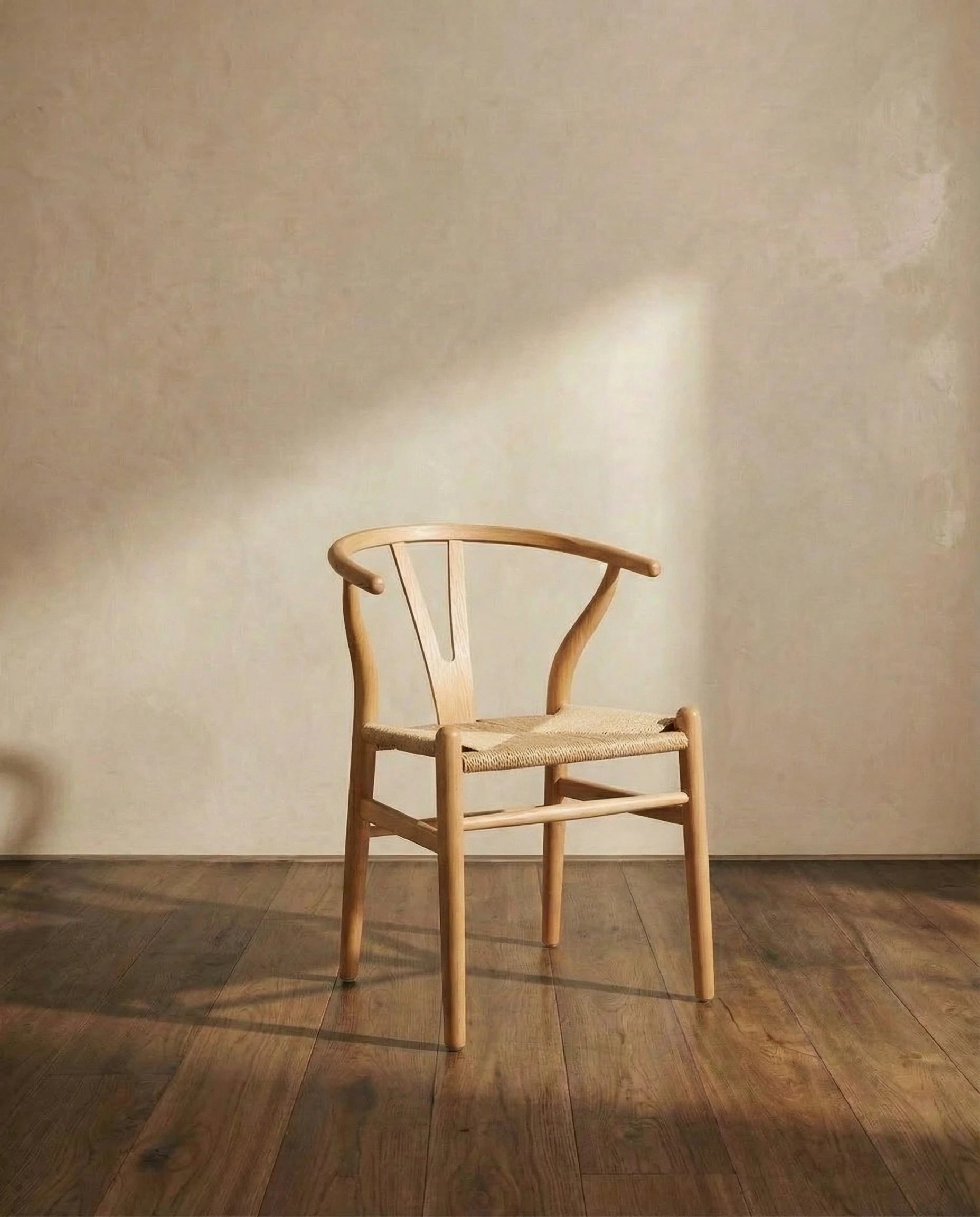 Nordic Curve Artisan Wooden Chair