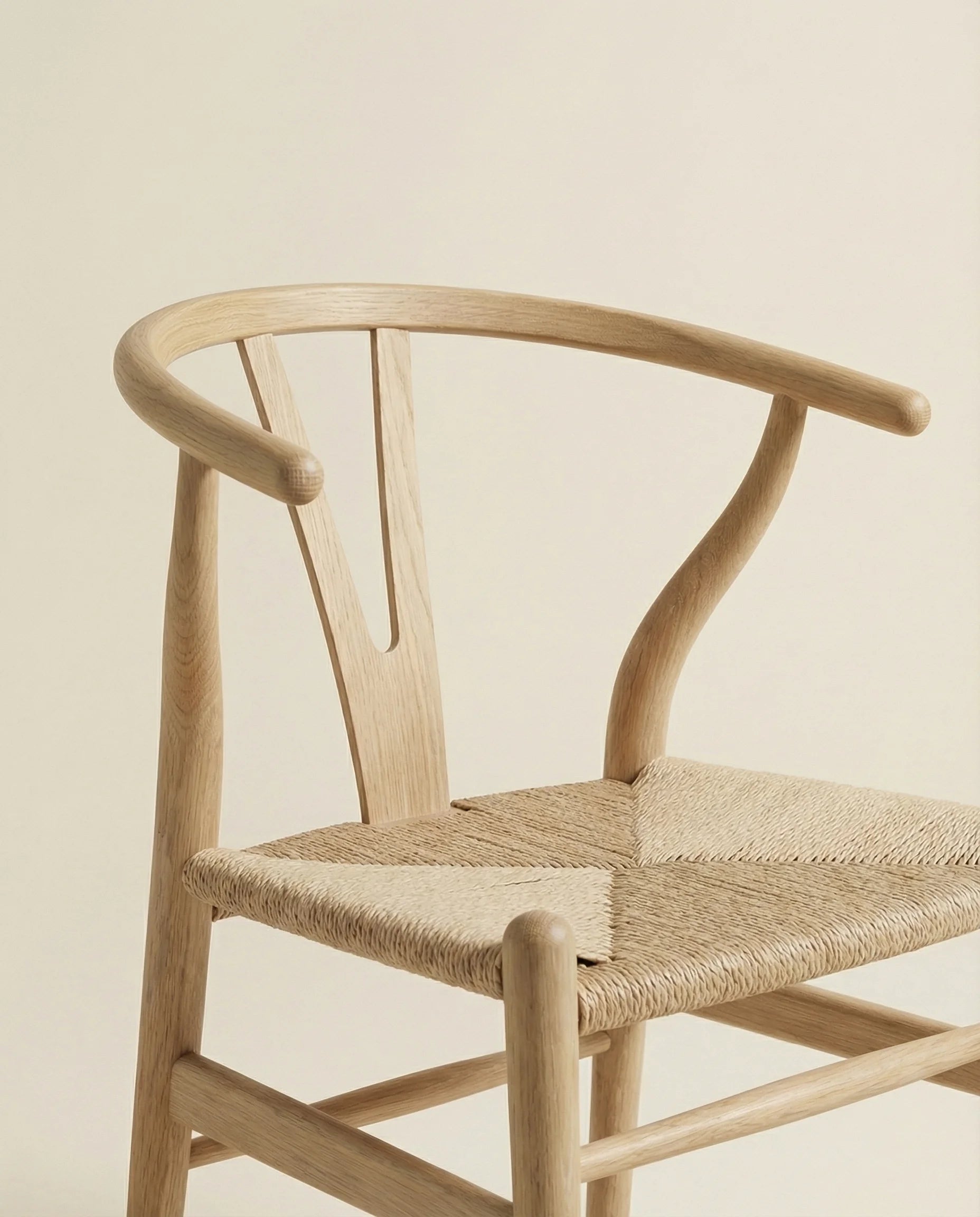 Nordic Curve Artisan Wooden Chair