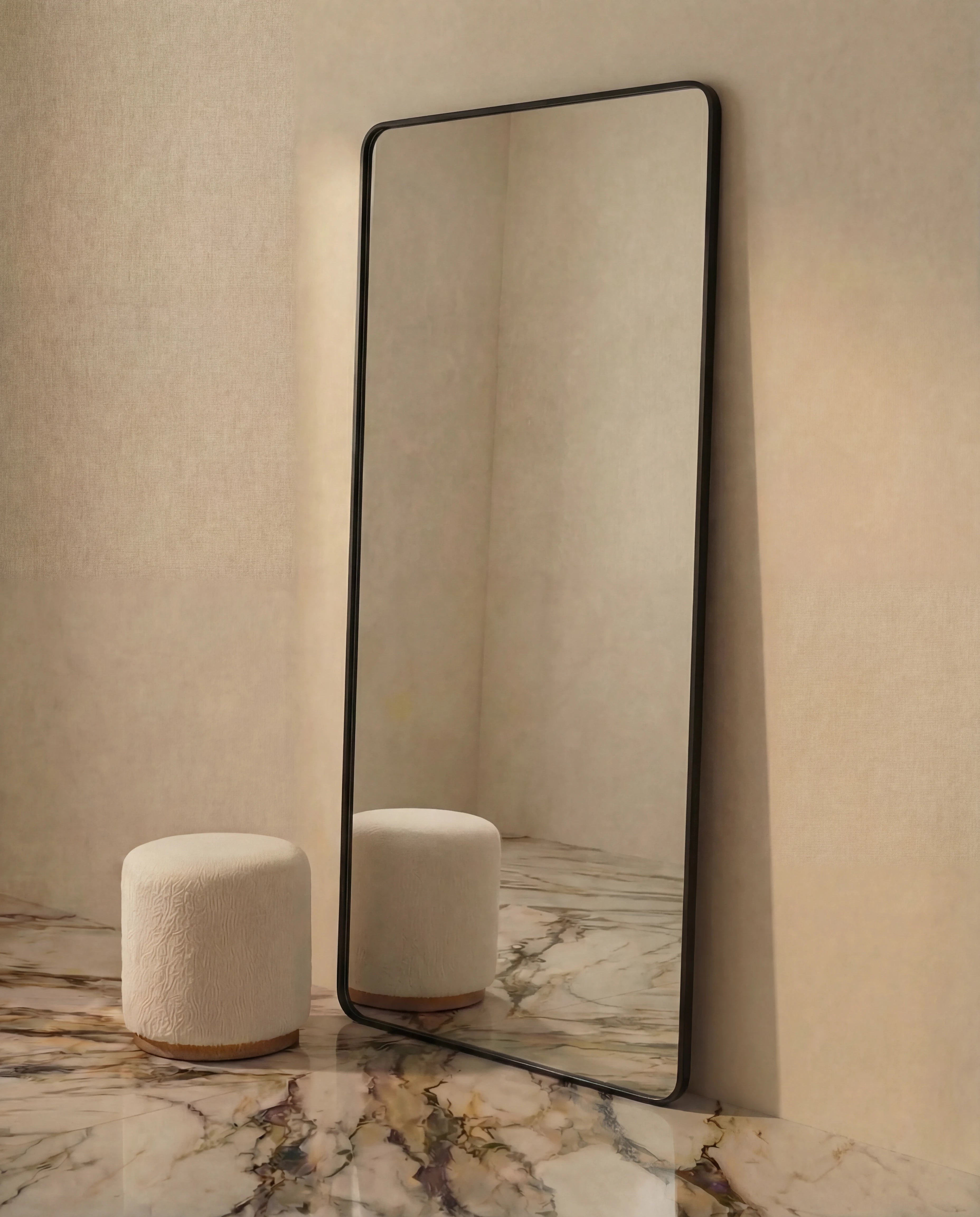 Nyla Full Length Rounded Rectangular Mirror