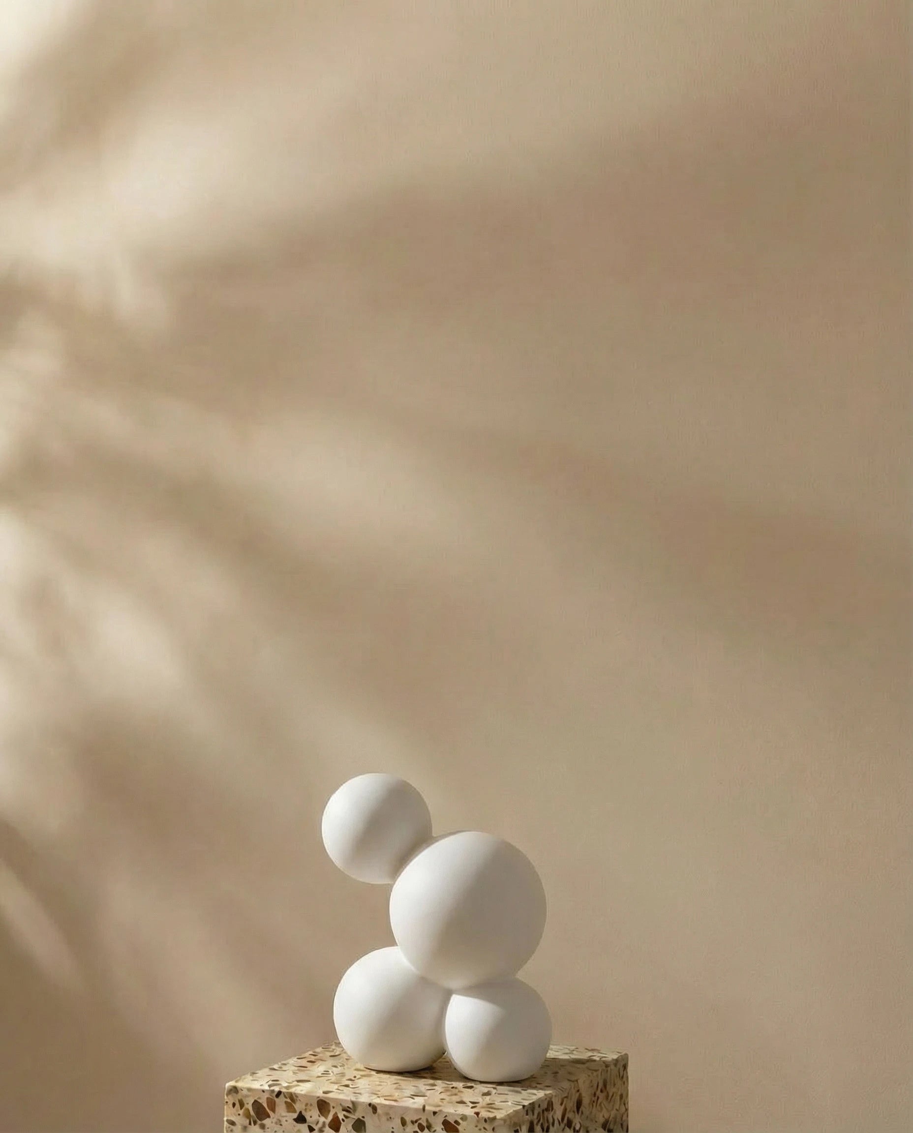 Olaf White Bubble Ceramic Vase