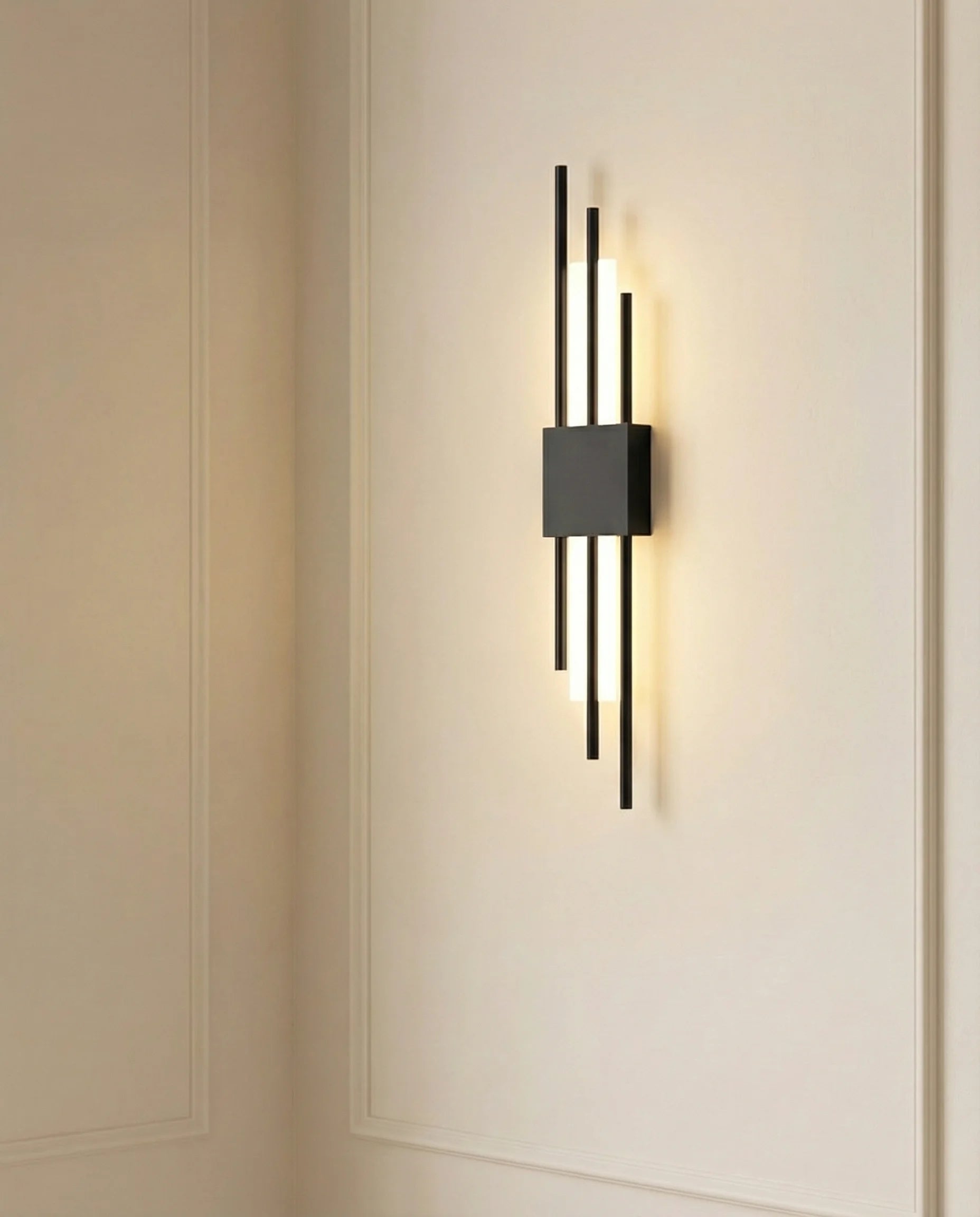 Paige Black Pipe LED Wall Light