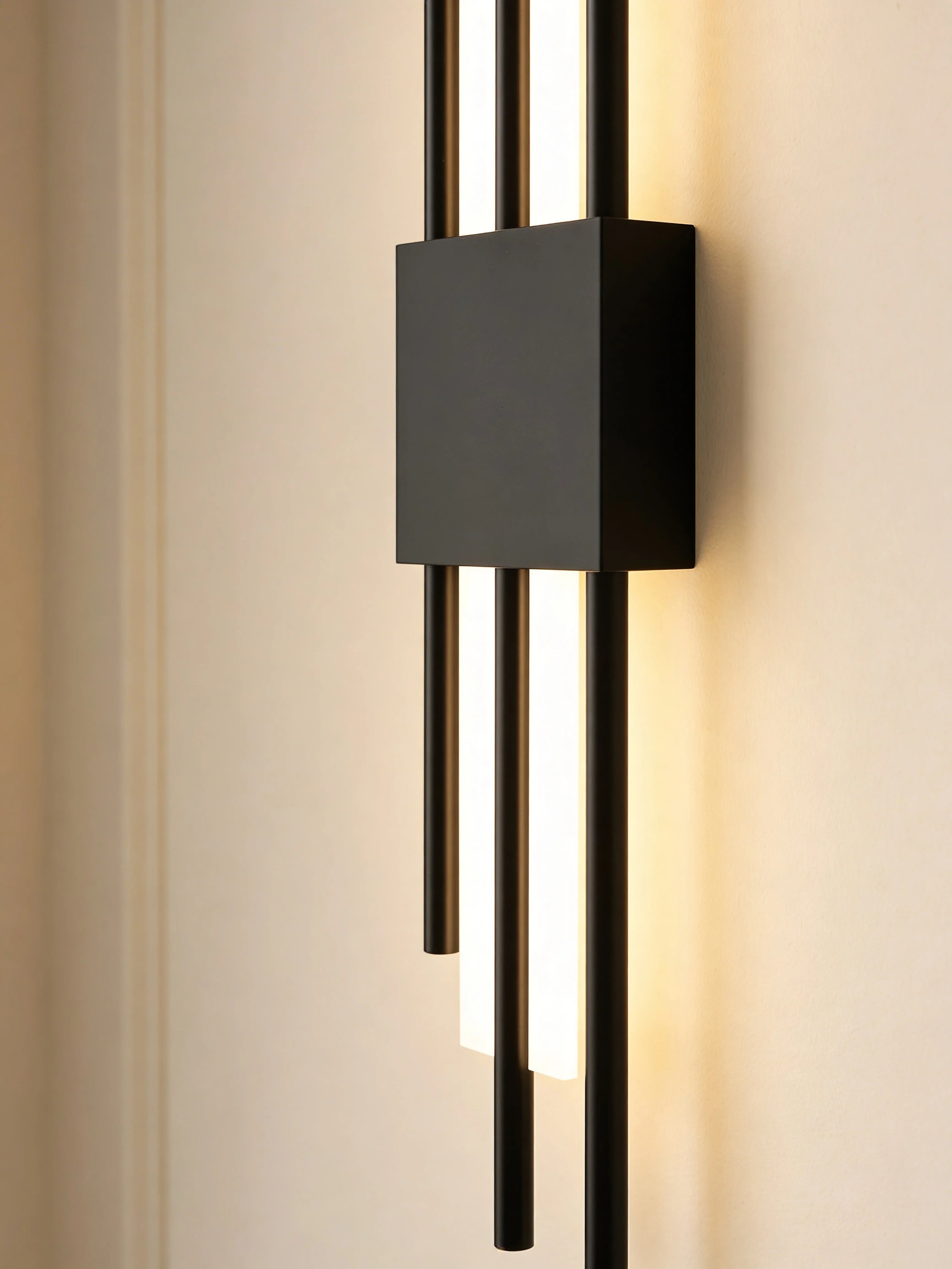 Paige Black Pipe LED Wall Light