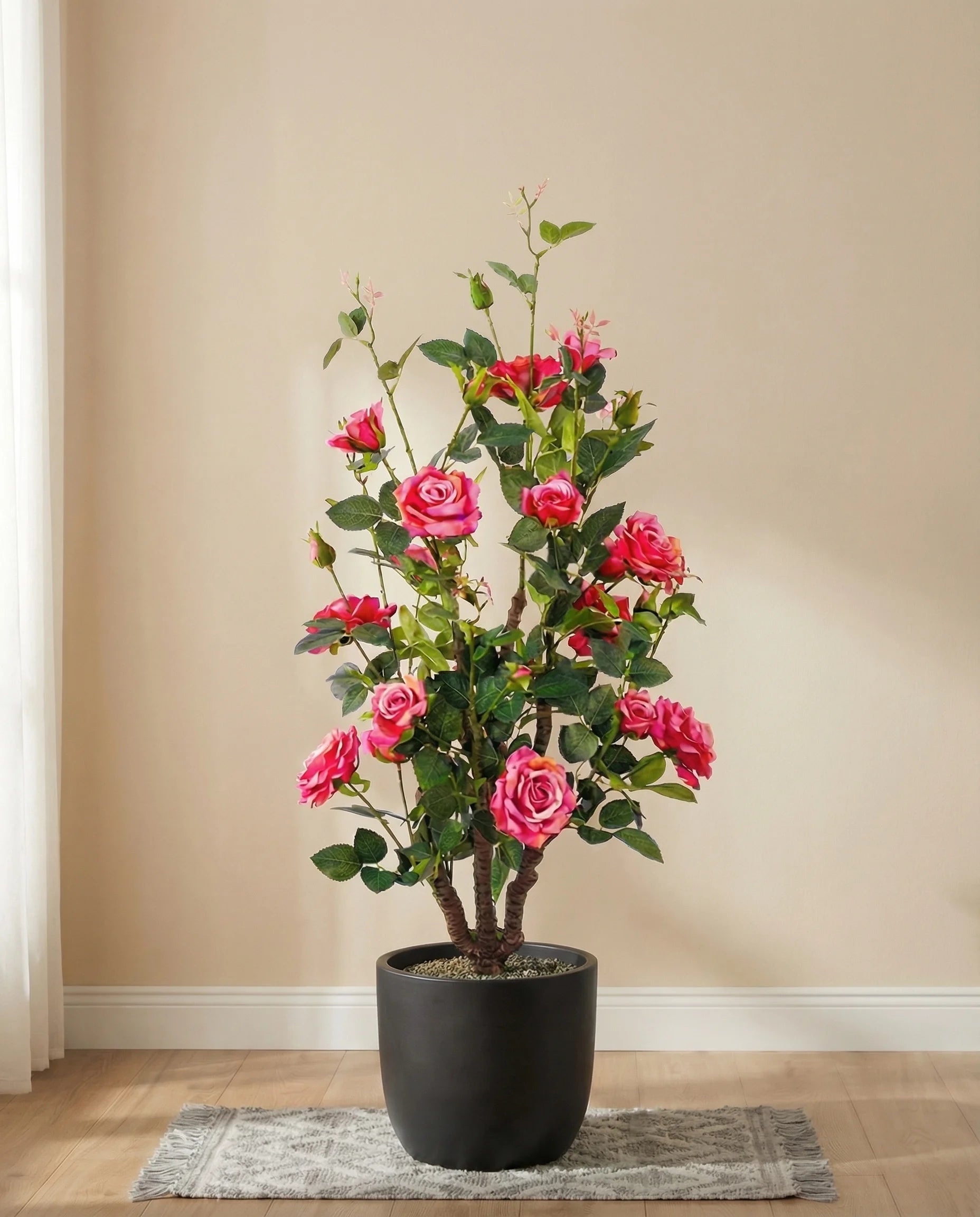 Pink rose artificial flowers