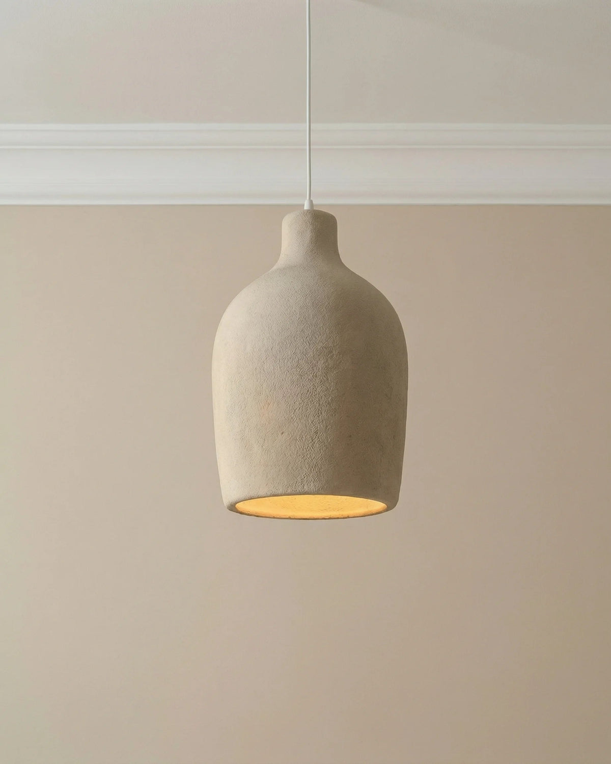 Japanese ceramic dome ceiling lamp