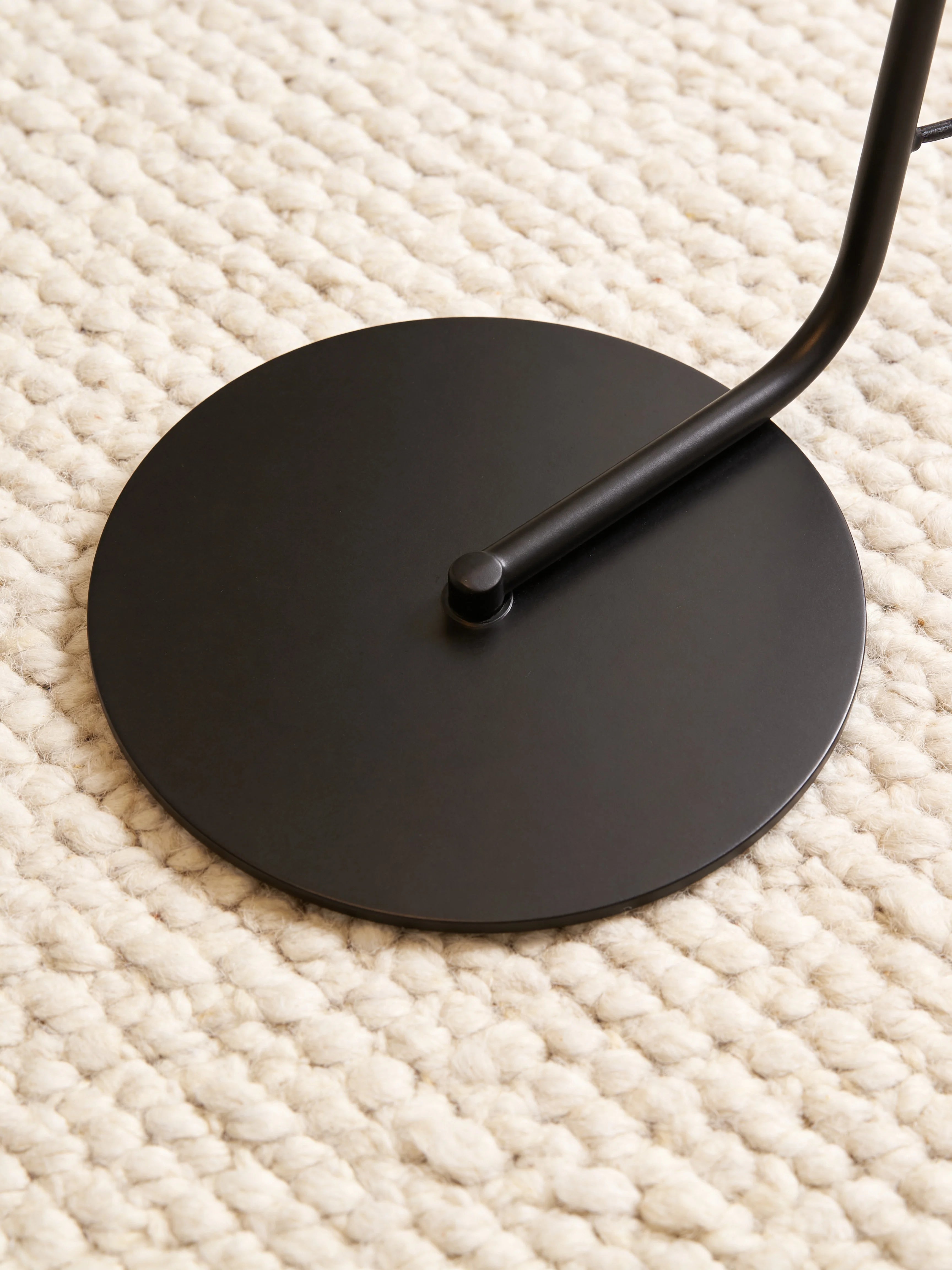 Romie Contemporary Black Fishing Rod Floor Lamp