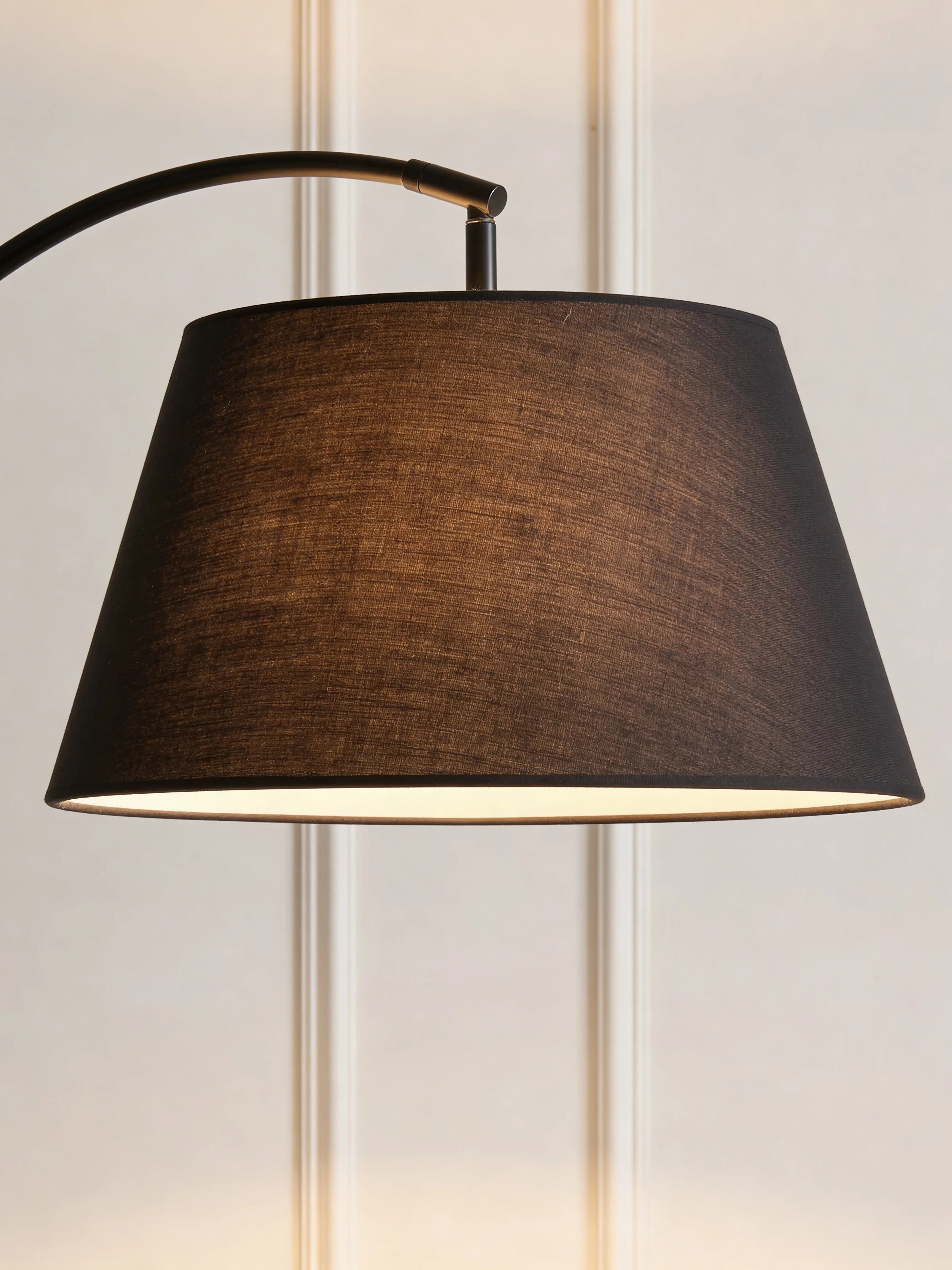Salvadore Modern Black Fishing Rod Floor Lamp