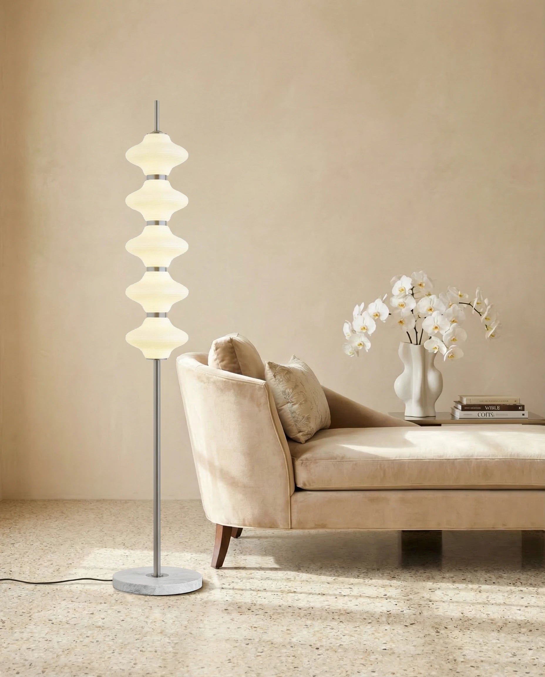 Seraphina LED Spiral Floor Lamp