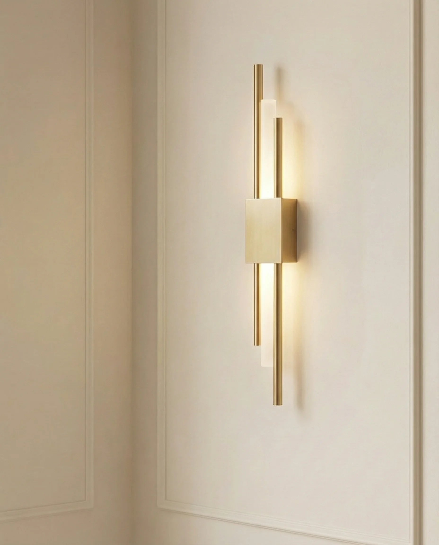 Simon LED Gold Acrylic Wall Lamp