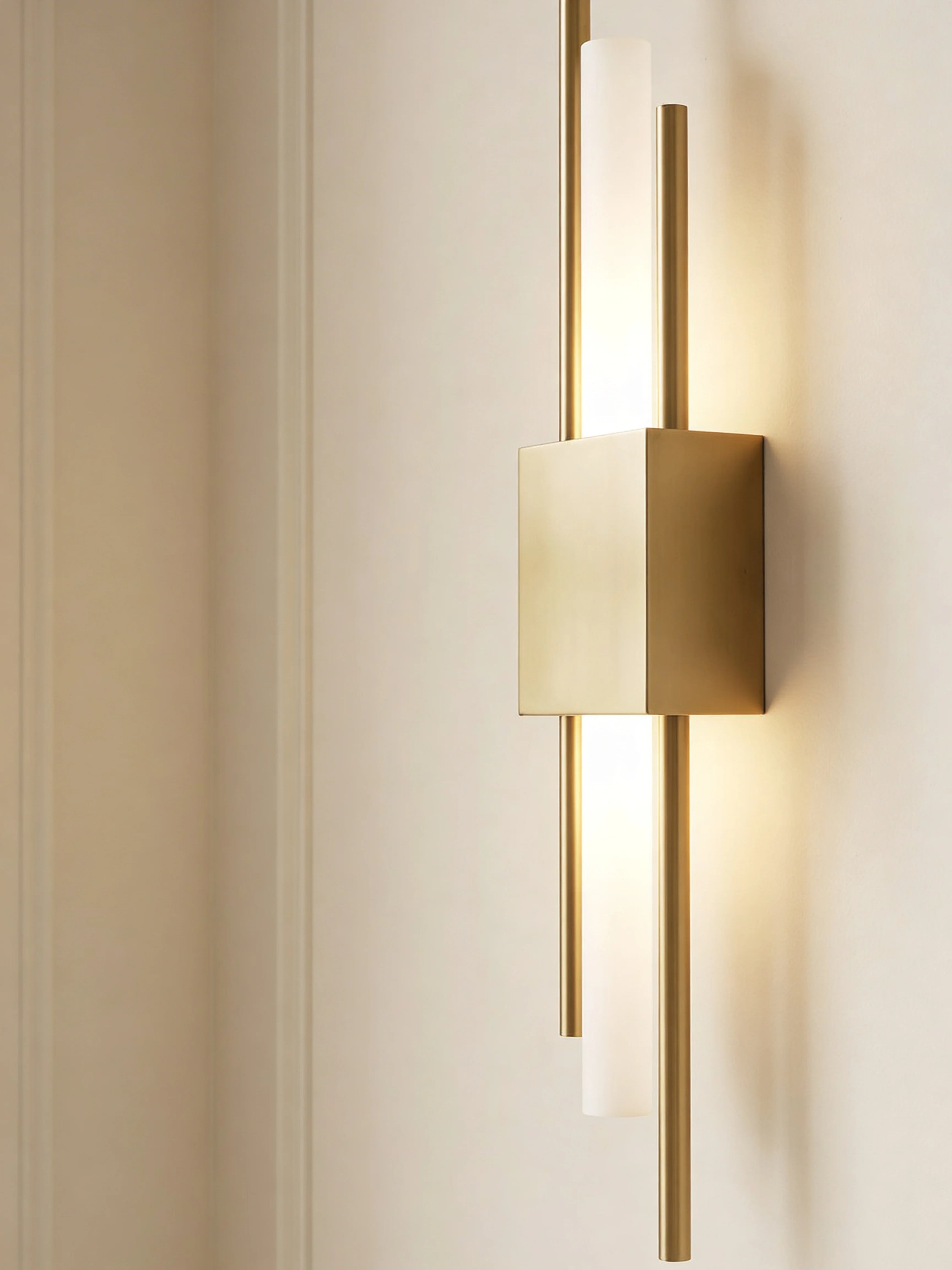 Simon LED Gold Acrylic Wall Lamp