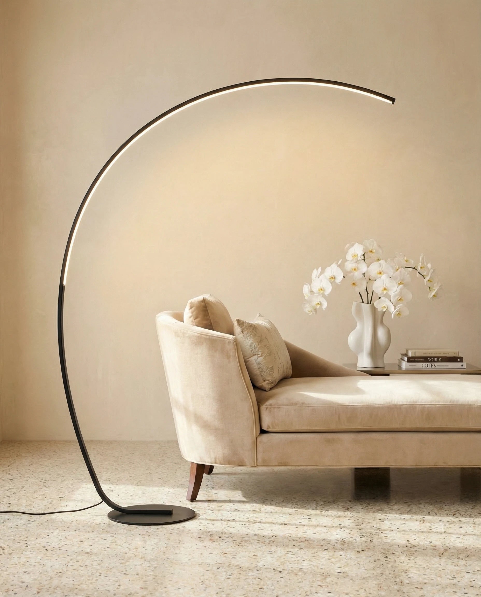 Siyan Retro Curve LED Floor Lamp