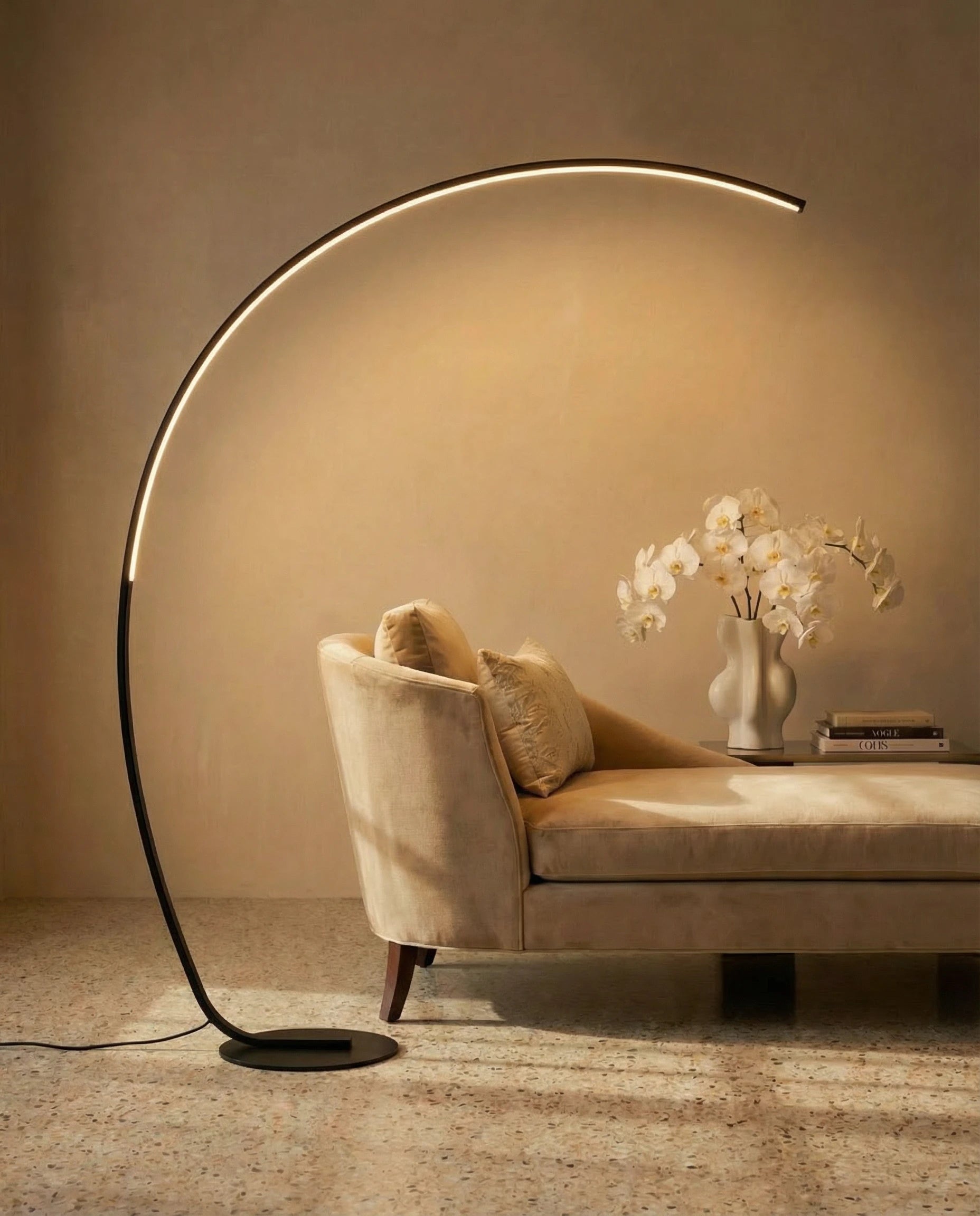 Siyan Retro Curve LED Floor Lamp