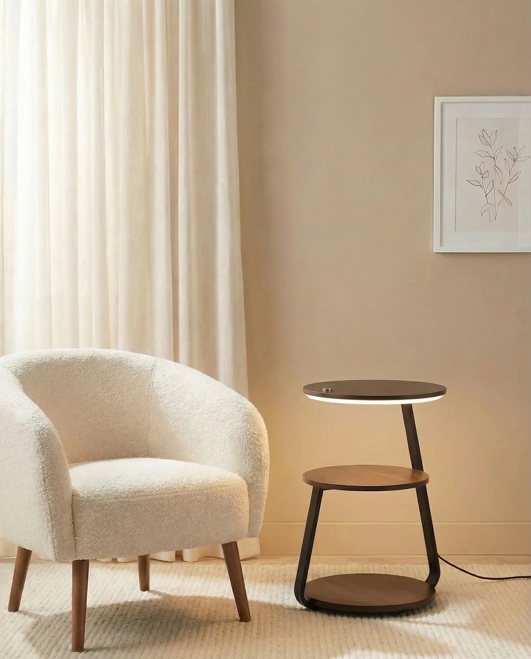 Smart LED Side Table Lamp with Wifi