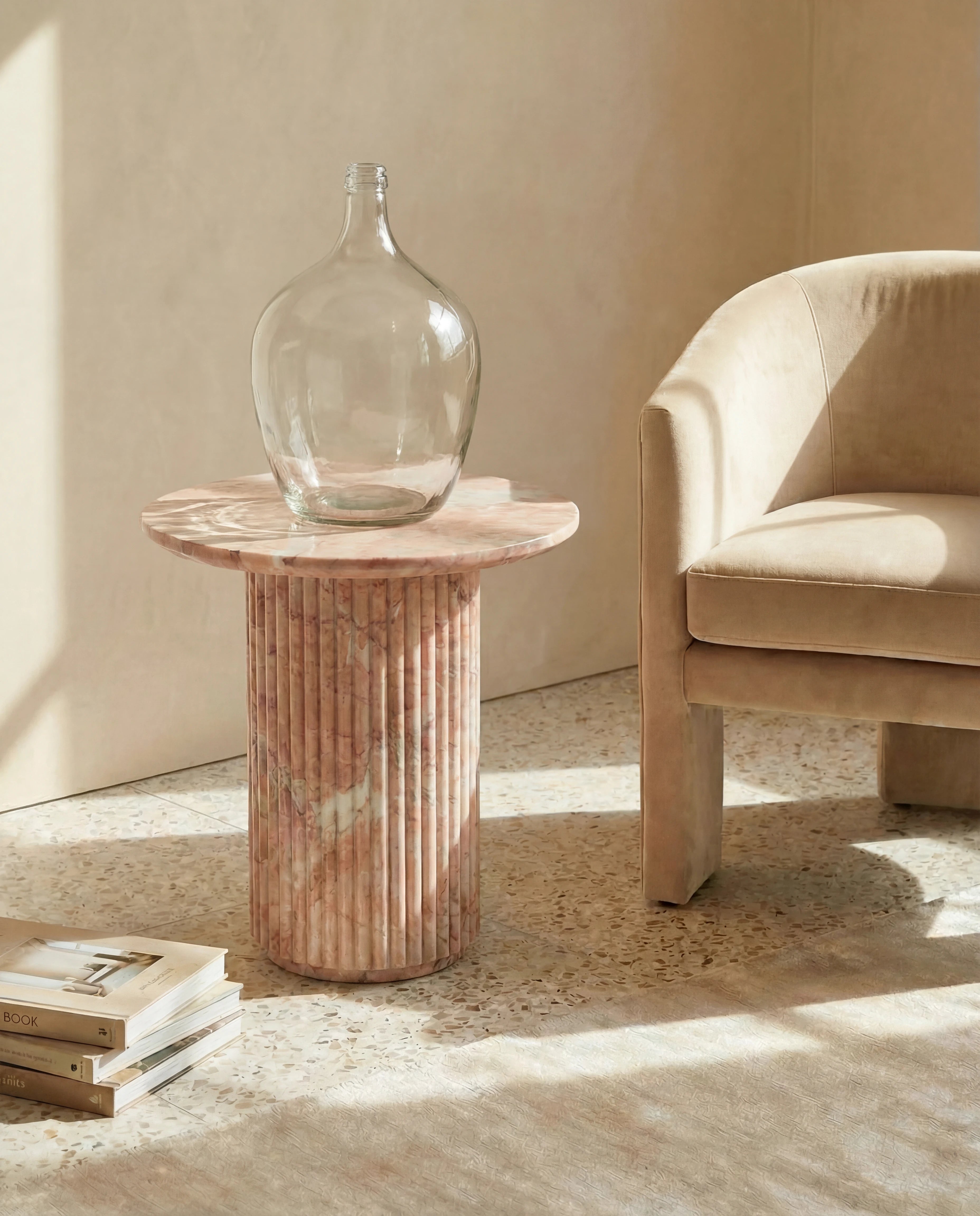 Solace Large Glass Bottle Vase