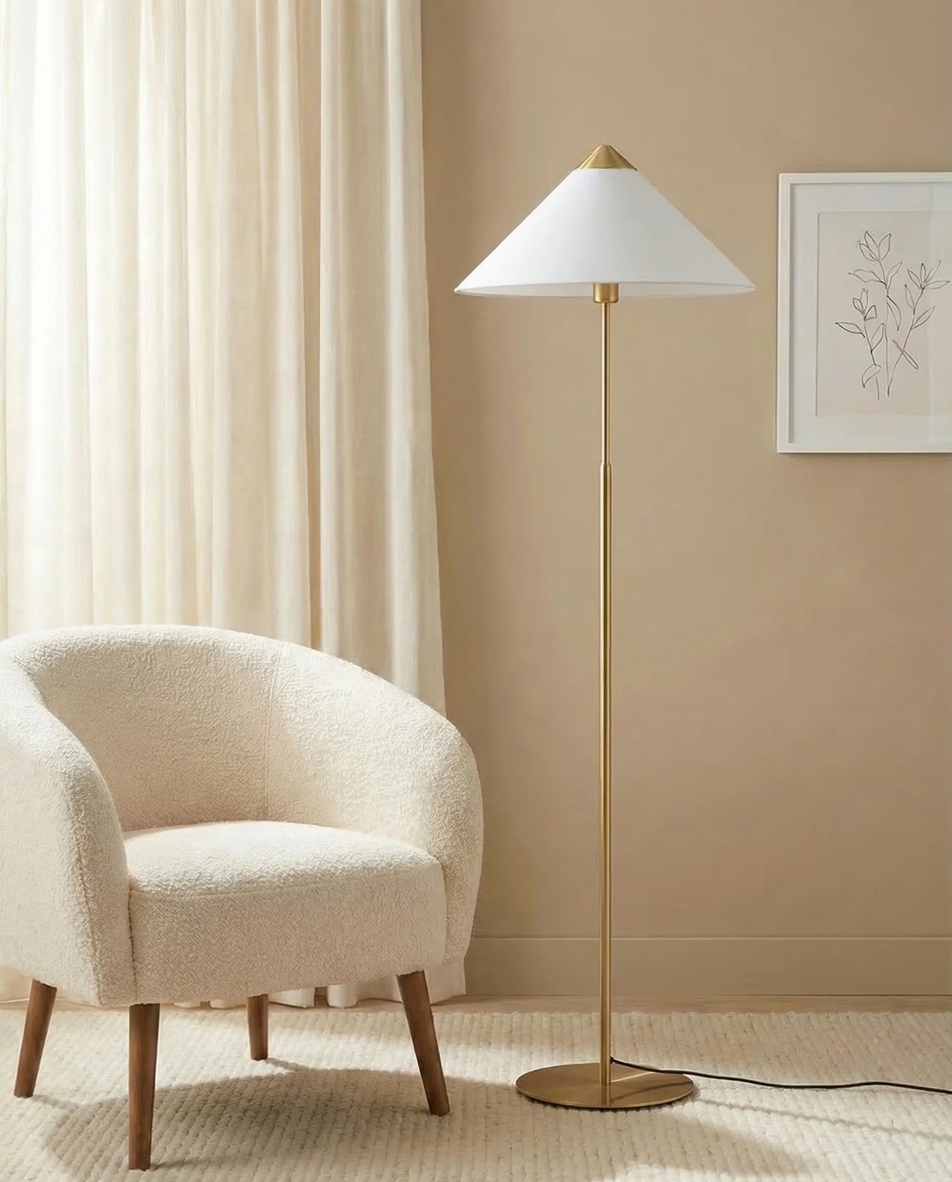 Suzanne Classic Coneshade Floor Lamp