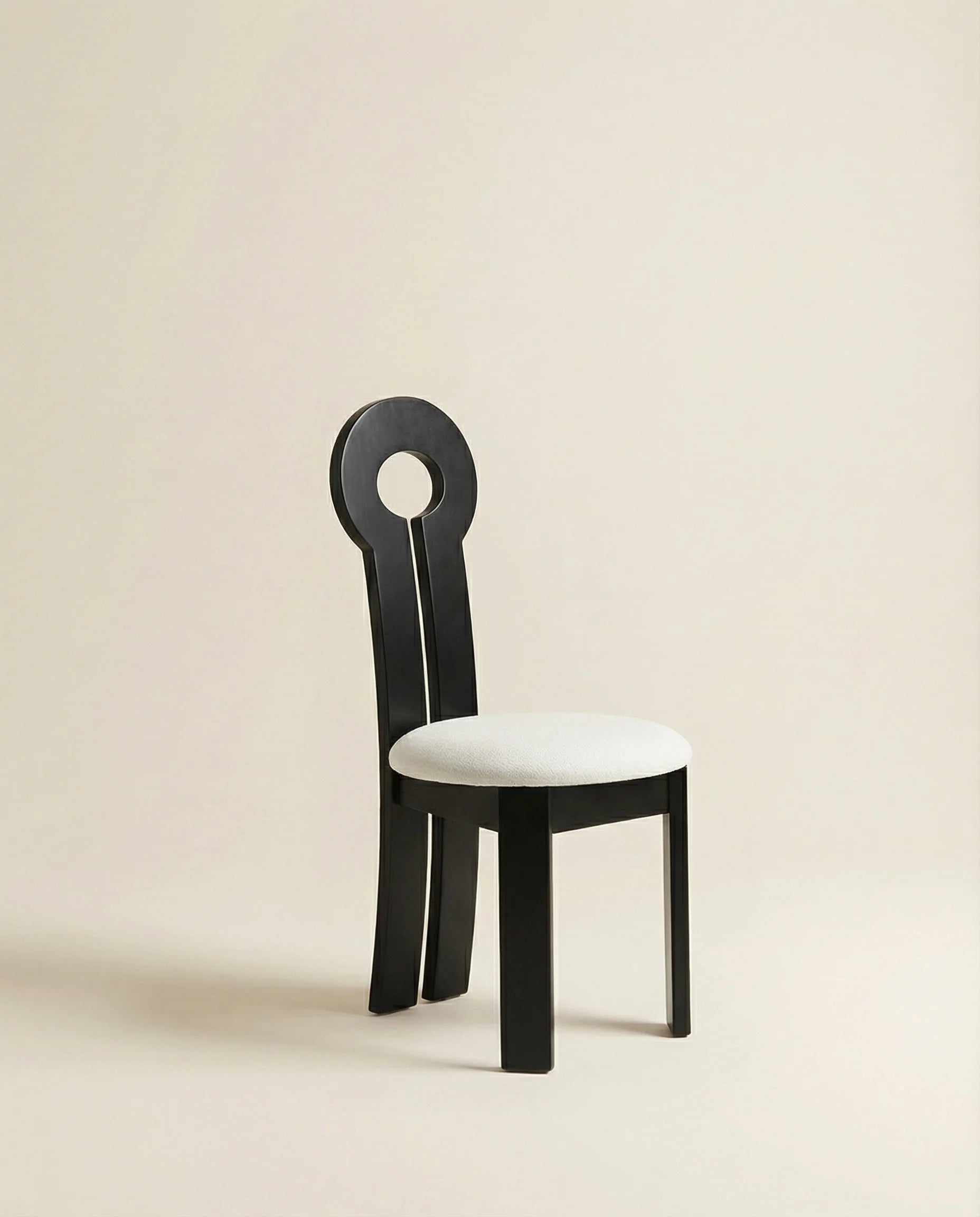 Vega Luxury Black Wooden Dining Chair