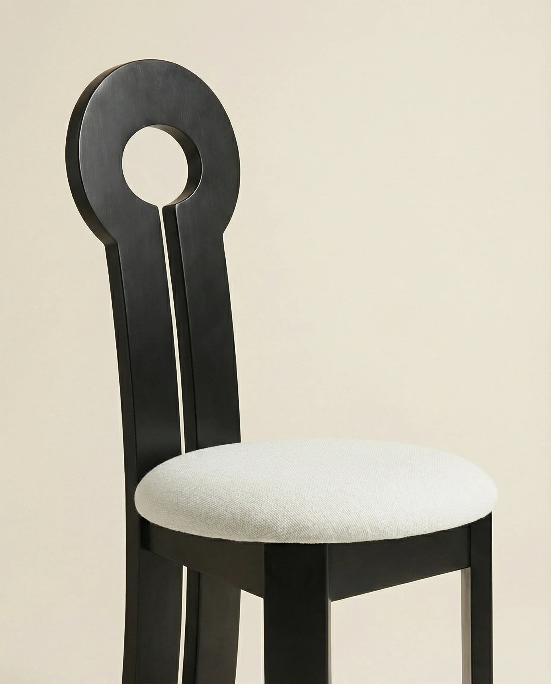 Vega Luxury Black Wooden Dining Chair