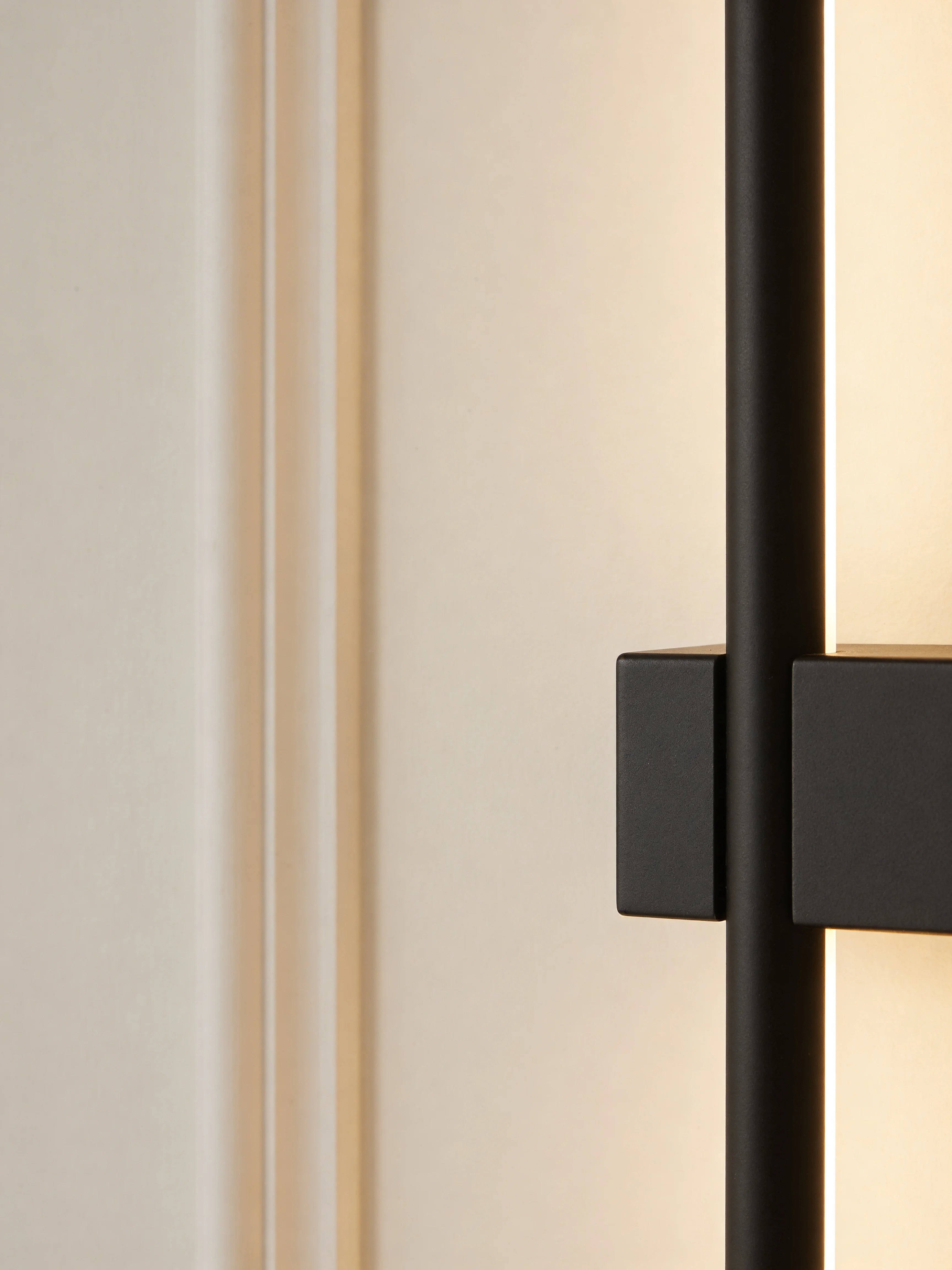 Vera Black Minimalist Tube Wall Light