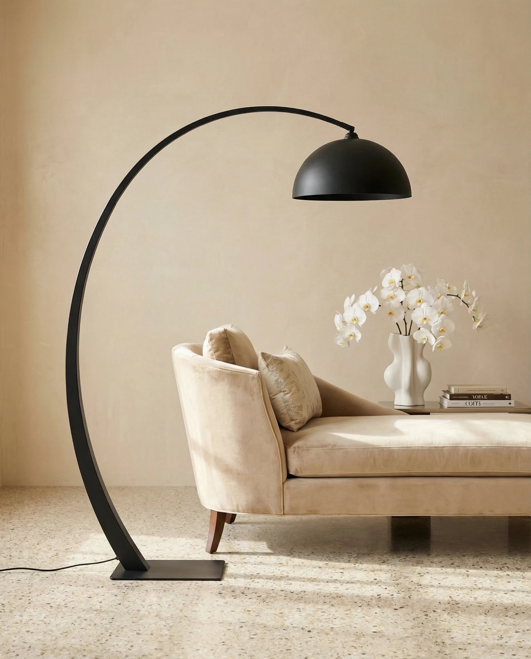 Ziya Nordic Style Black Floor Lamp