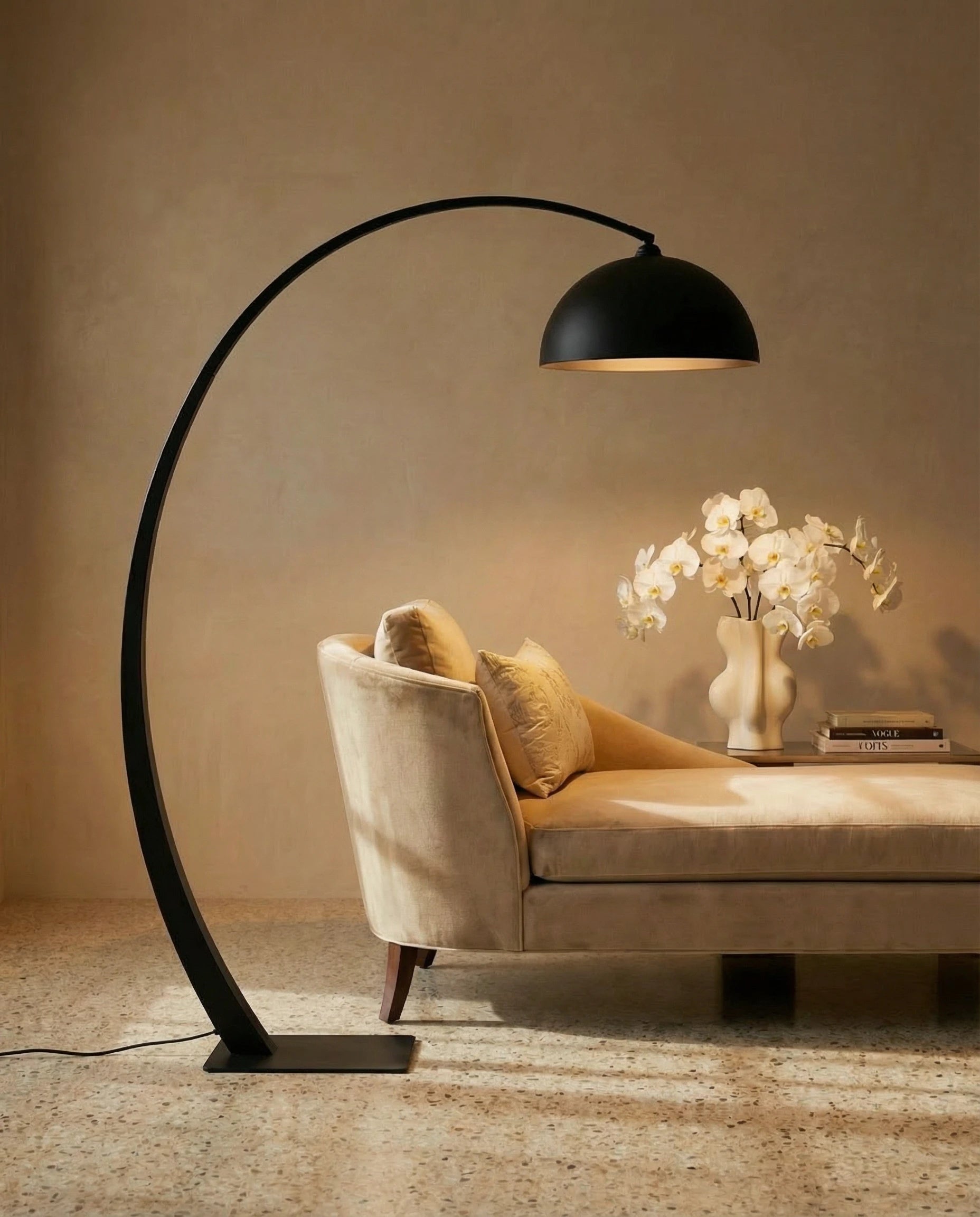 Ziya Nordic Style Black Floor Lamp