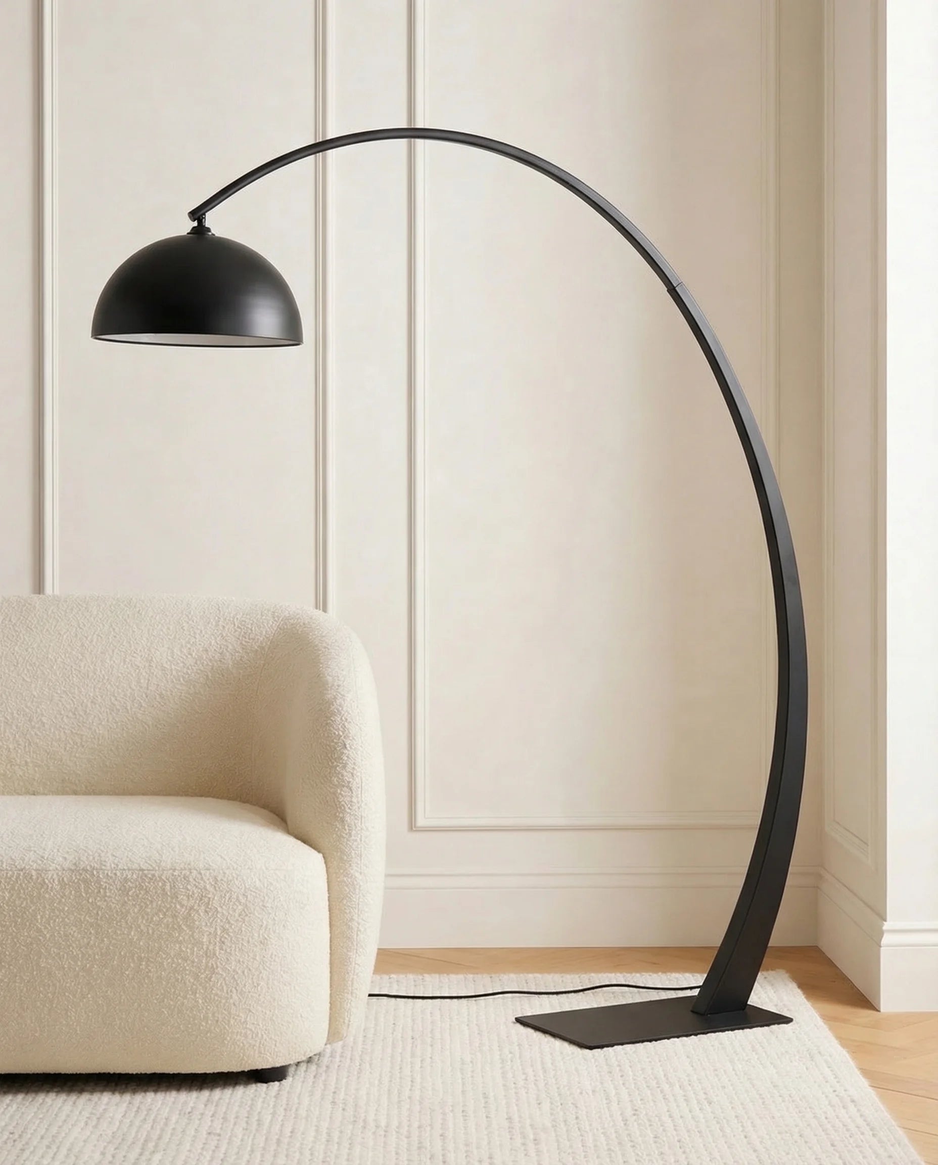 Ziya Nordic Style Black Floor Lamp