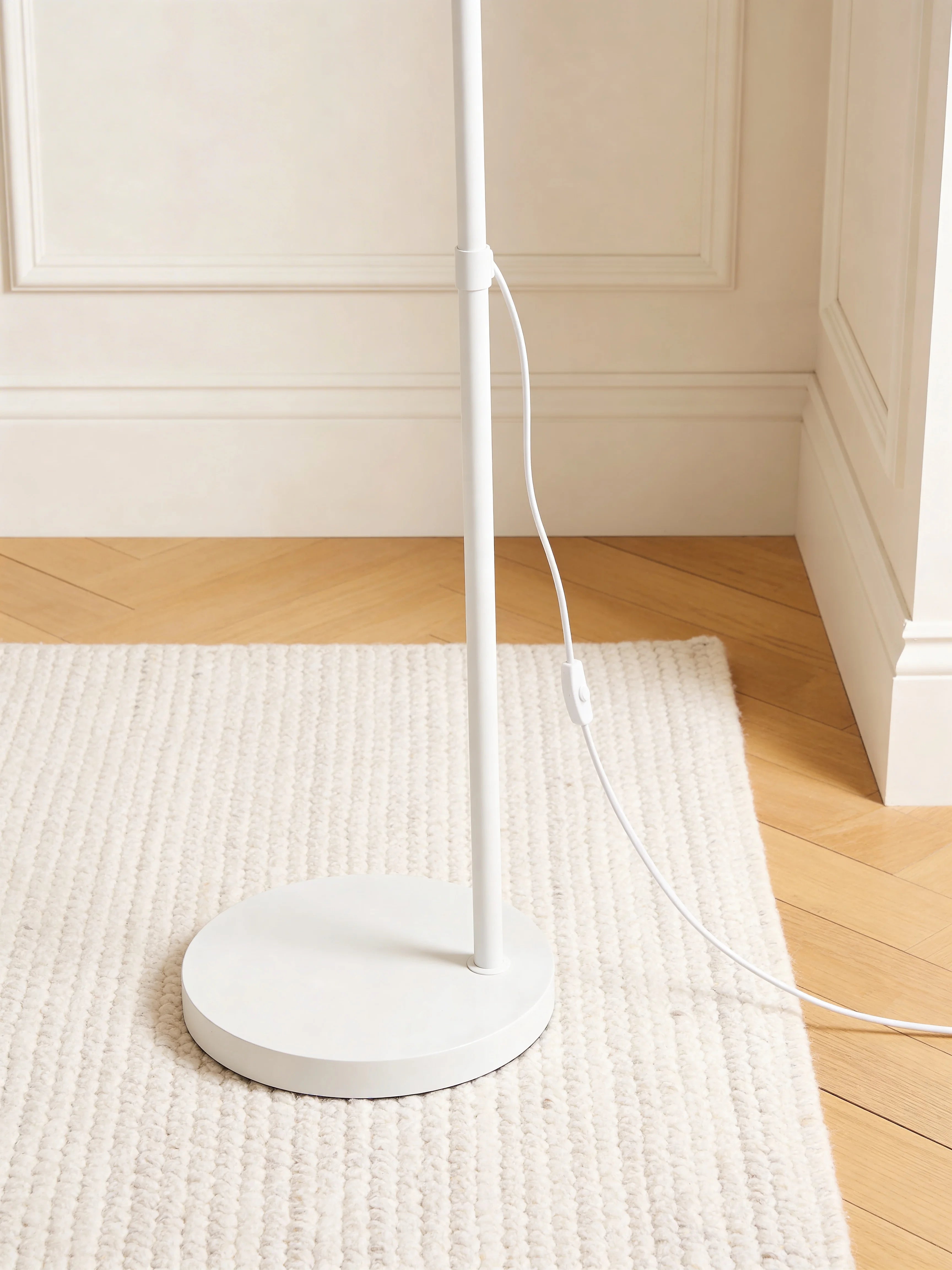 Zoe Feather Fishing Arch Floor Lamp